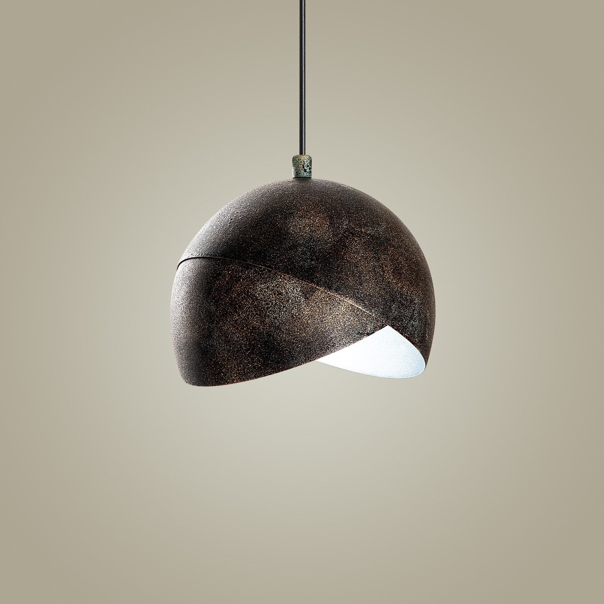 Candeeiro de Teto ajustável – Ø20 cm – cor antiquada – corpo de metal