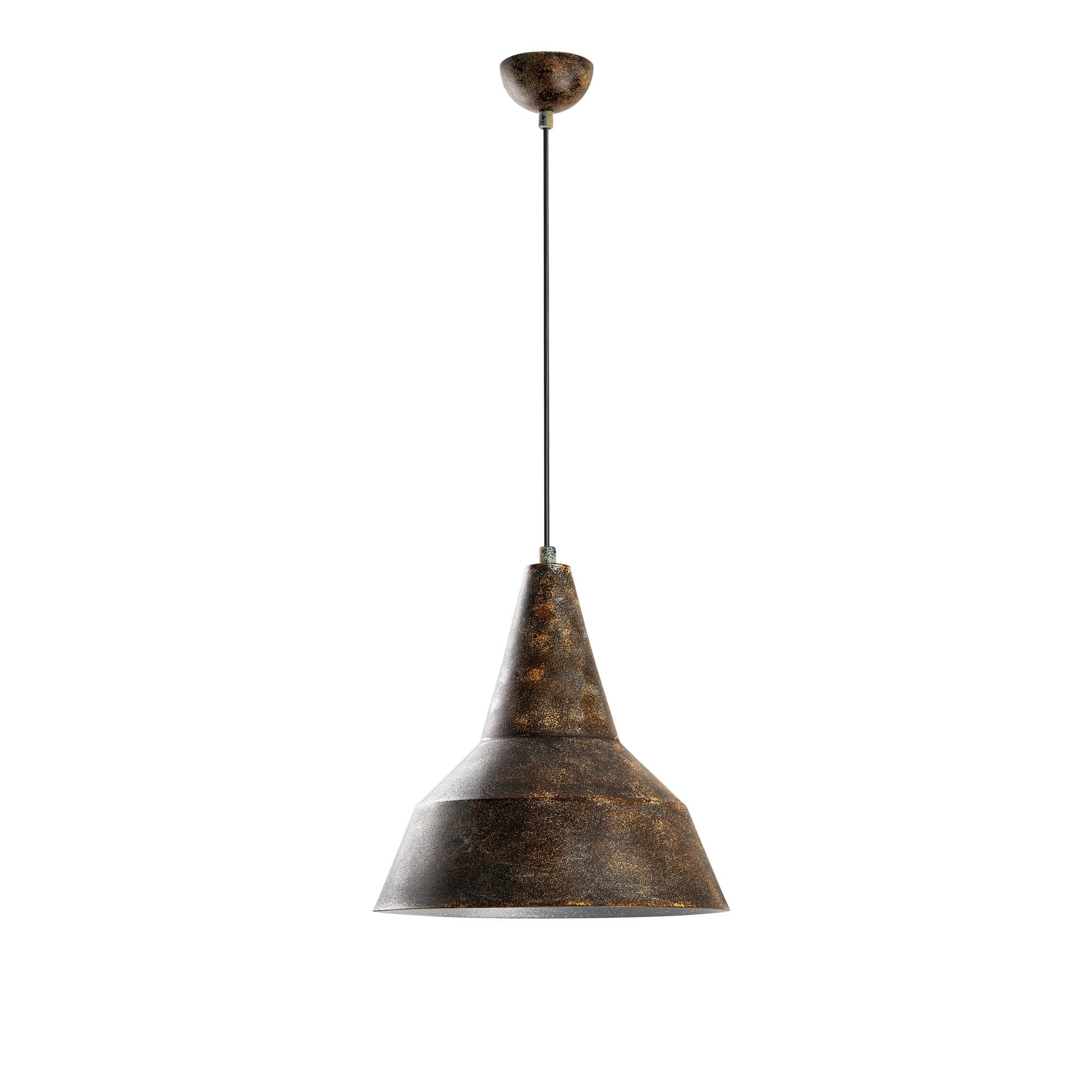 Candeeiro de Teto ajustável – Ø30 cm – cor antiga – metal