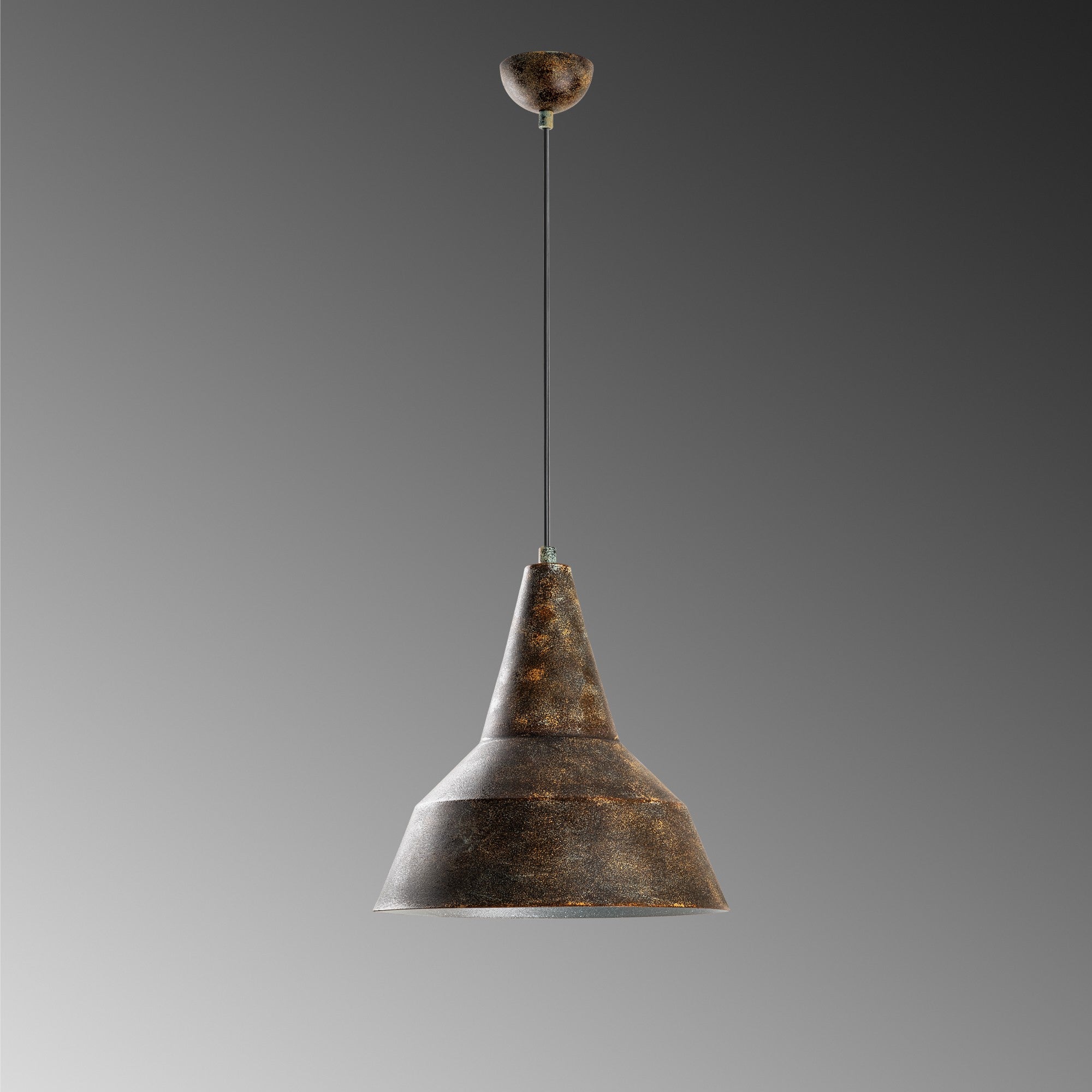 Candeeiro de Teto ajustável – Ø30 cm – cor antiga – metal