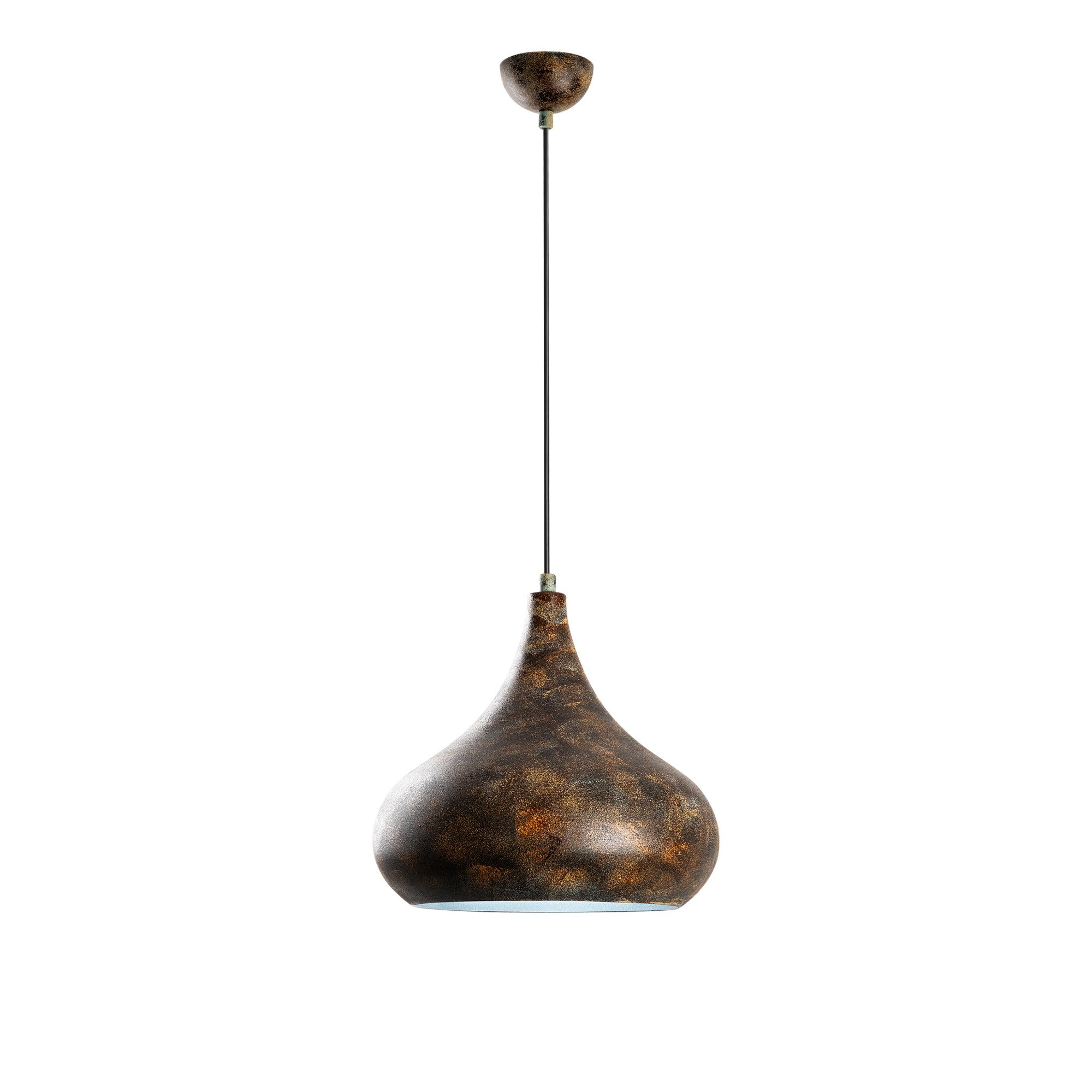 Candeeiro de Teto – Ø30 cm – Antigo – Metal