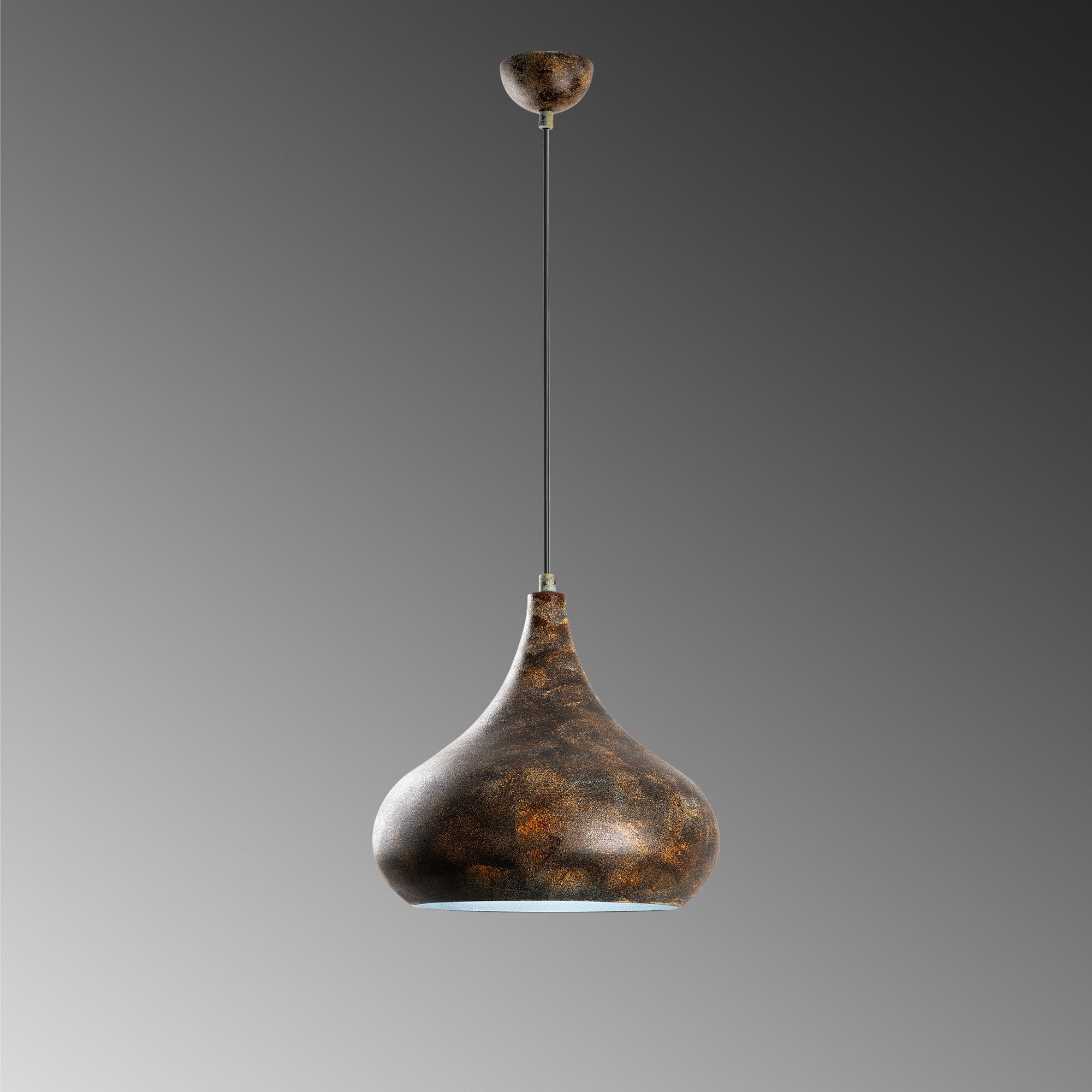 Candeeiro de Teto – Ø30 cm – Antigo – Metal