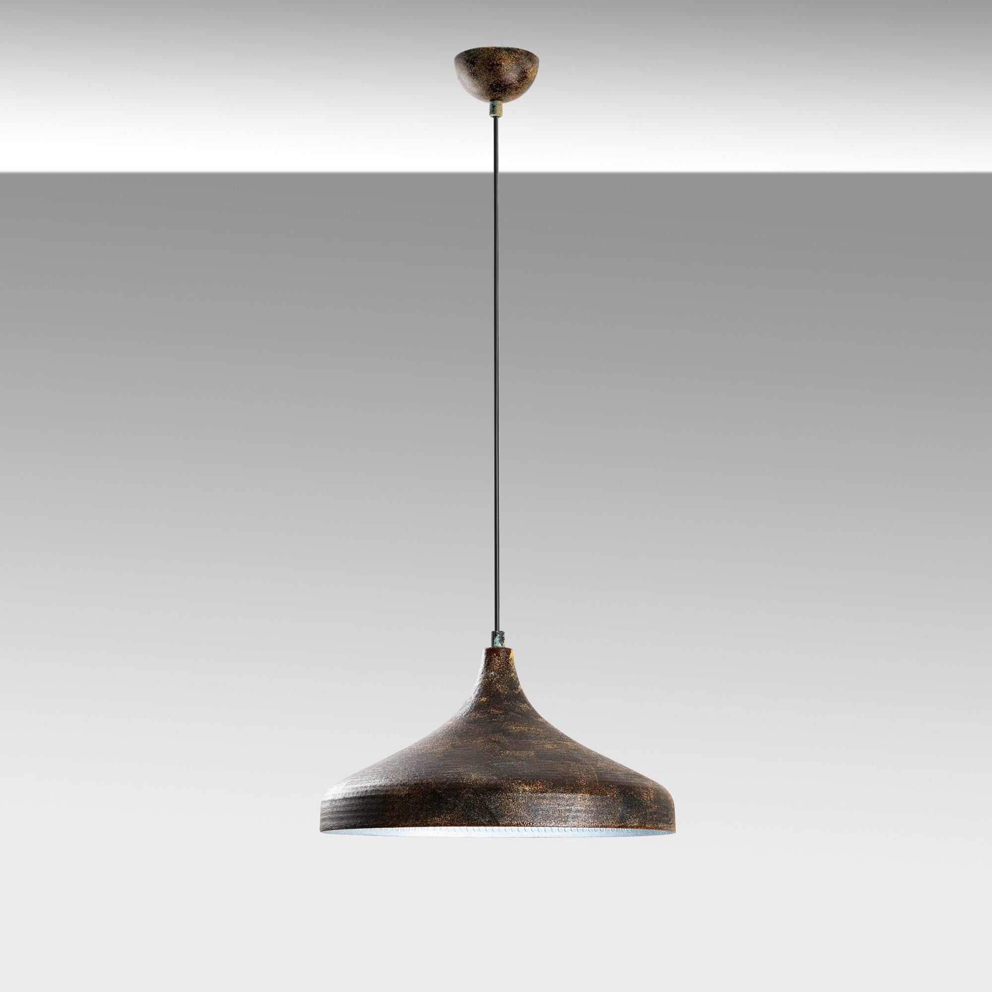 Candeeiro de Teto elegante ajustável – Ø36 cm – cor antiga – corpo de metal
