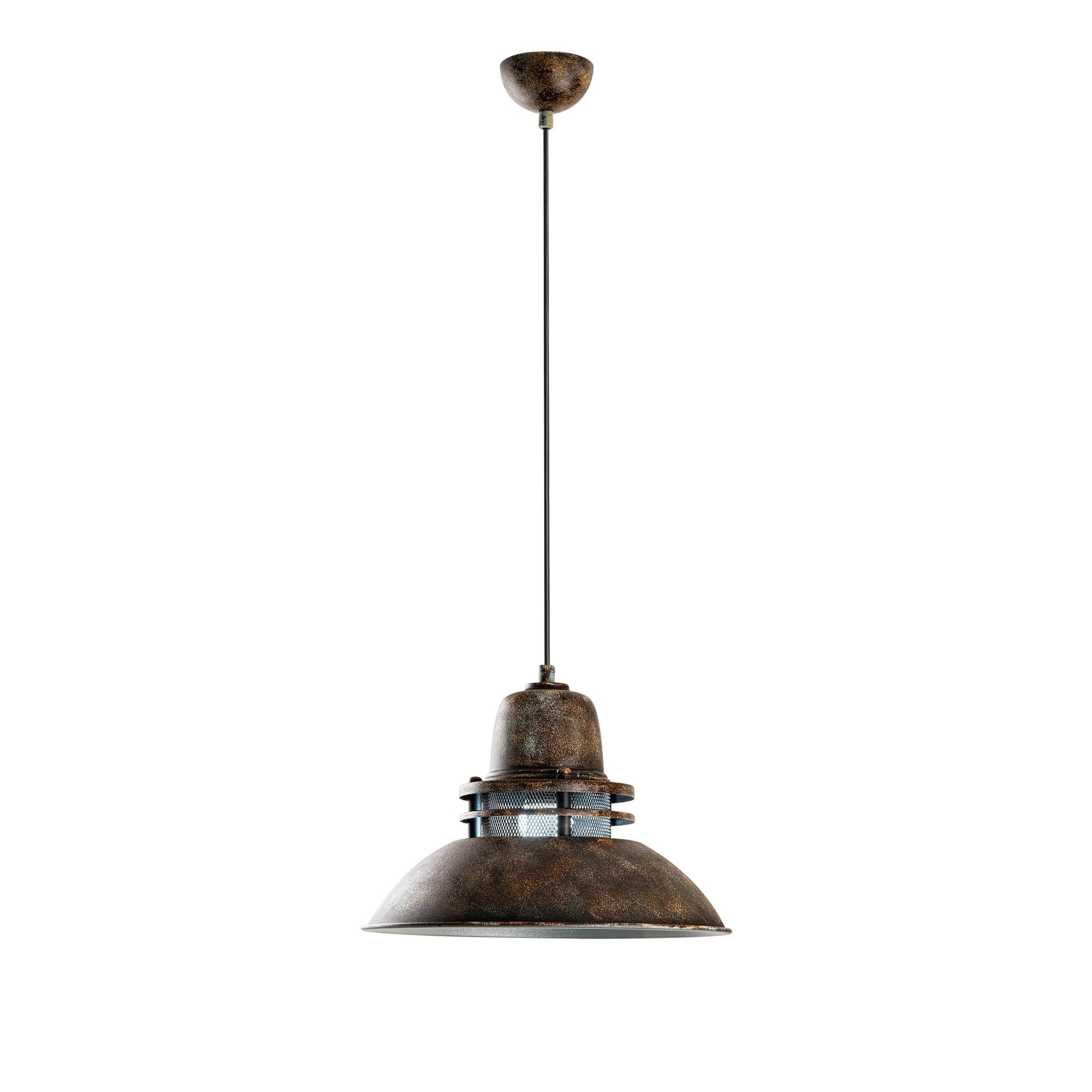 Candeeiro de Teto elegante ajustável – 34-123 cm – cor antiquada – corpo de metal
