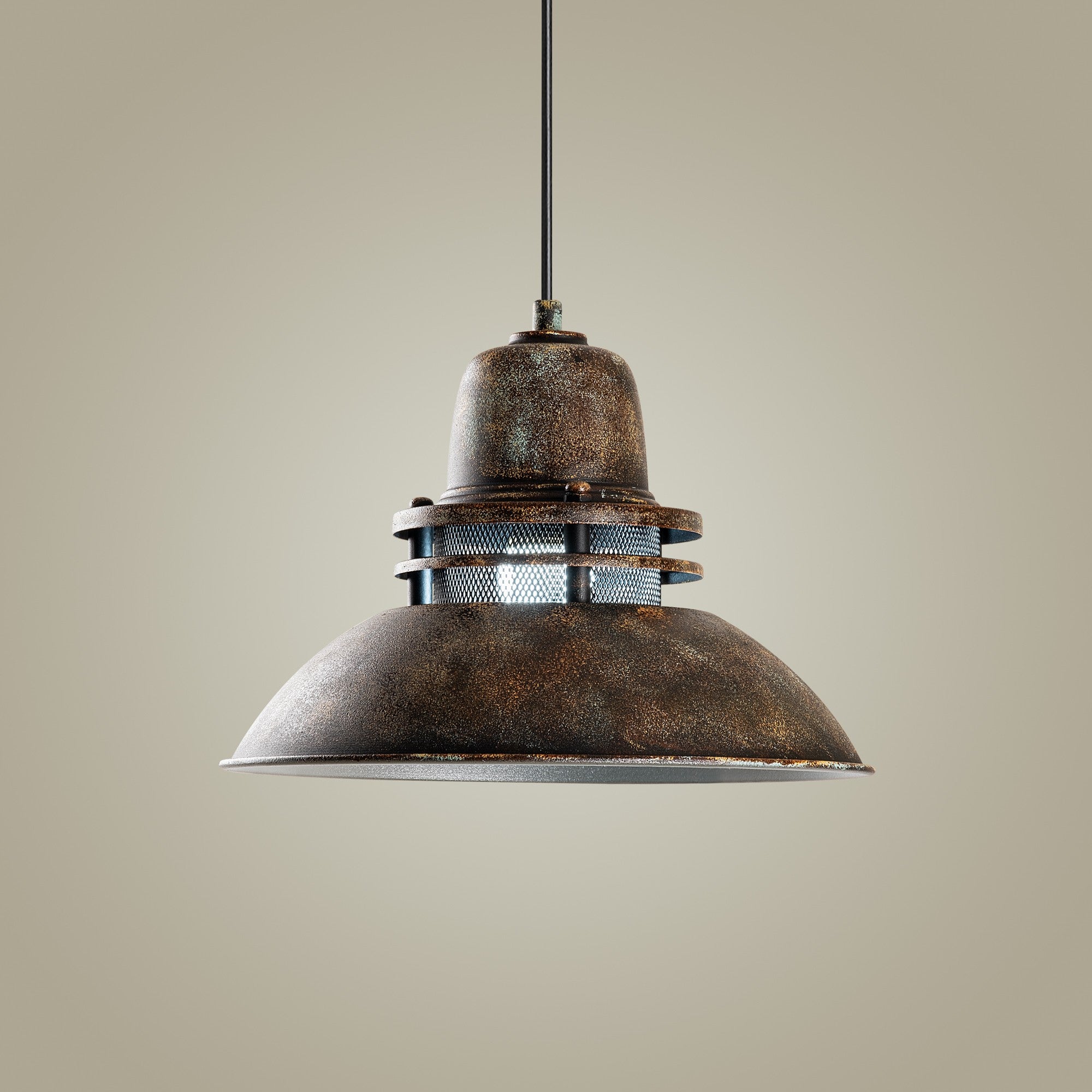 Candeeiro de Teto elegante ajustável – 34-123 cm – cor antiquada – corpo de metal