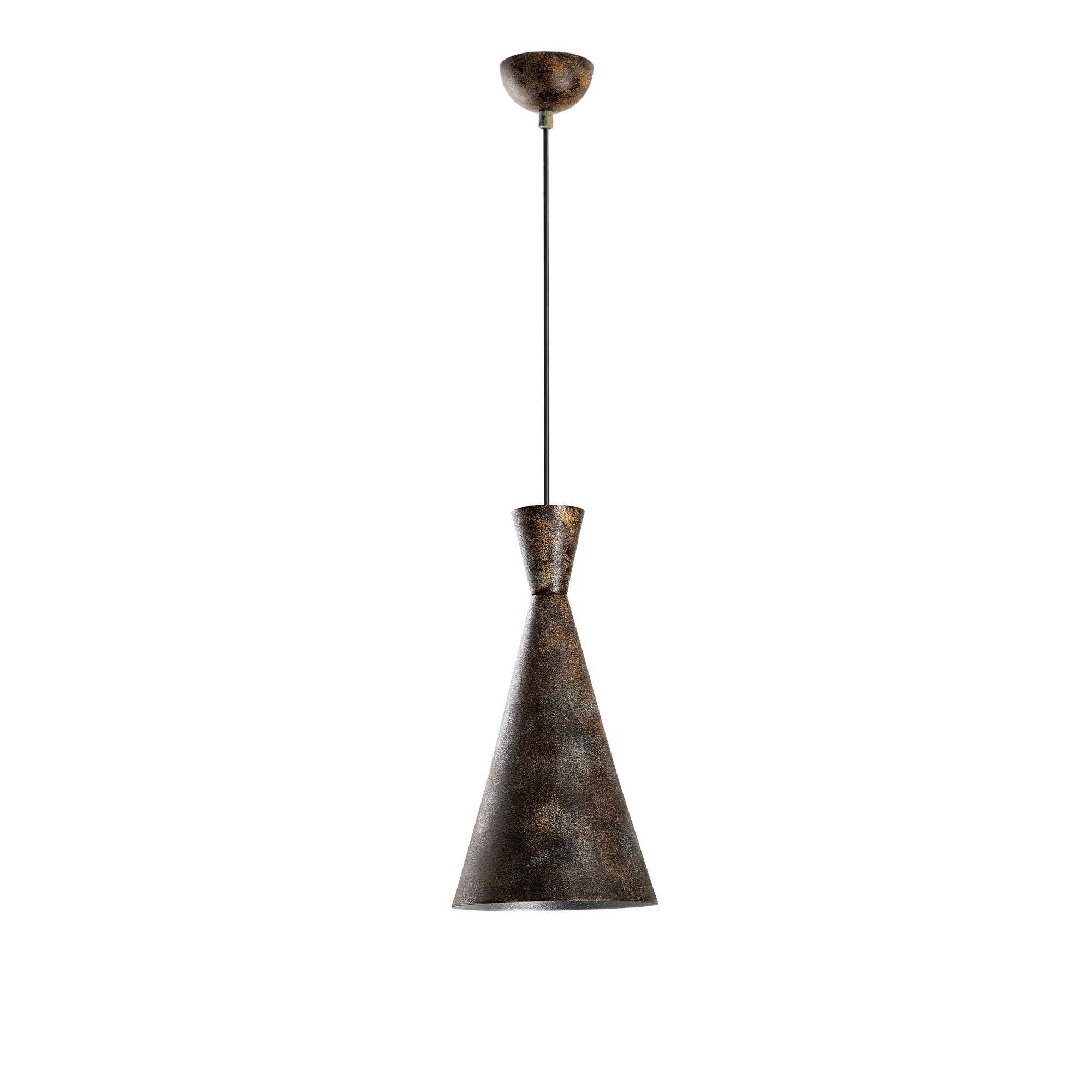 Candeeiro de Teto ajustável – Ø19 x 37 cm – cor antiquada – corpo de metal