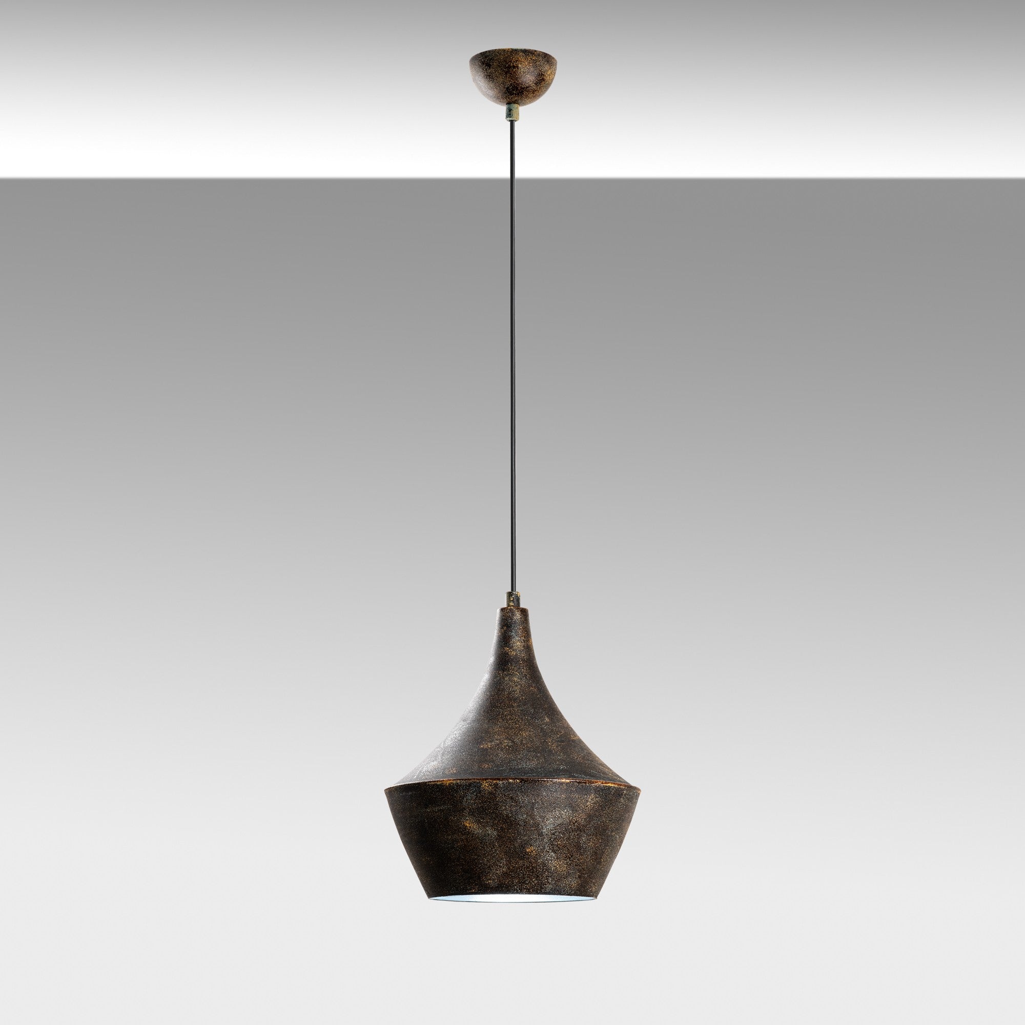 Candeeiro de Teto – Ø23 cm – cor antiquada – metal