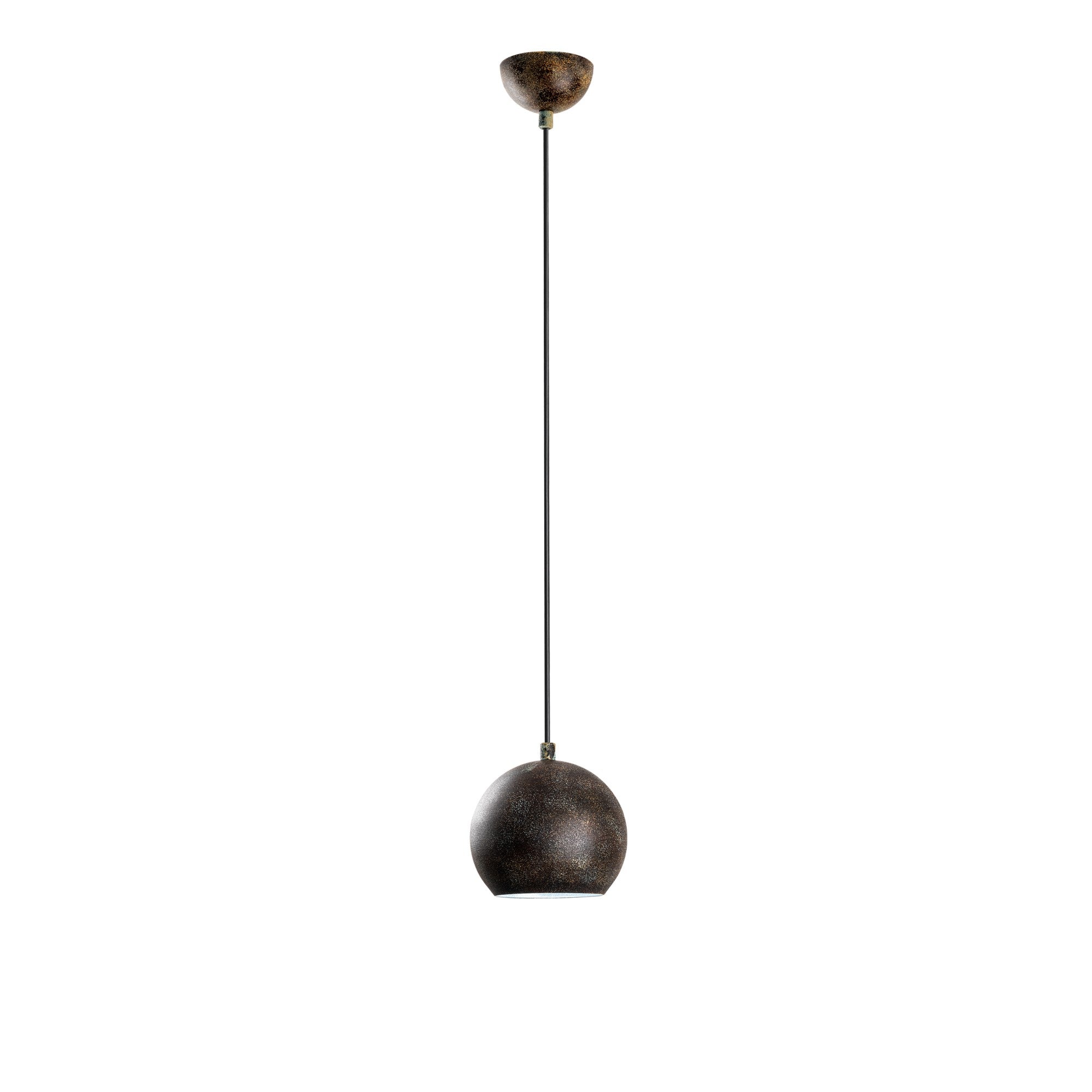 Candeeiro de Teto ajustável – Ø15 cm – acabamento antigo – metal