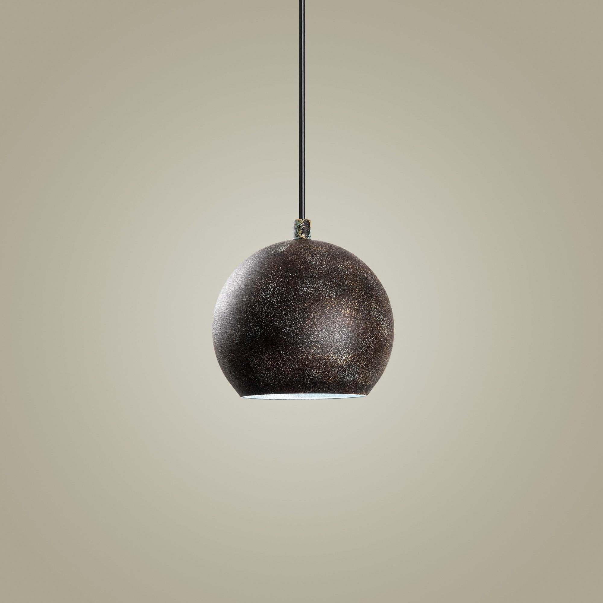 Candeeiro de Teto ajustável – Ø15 cm – acabamento antigo – metal