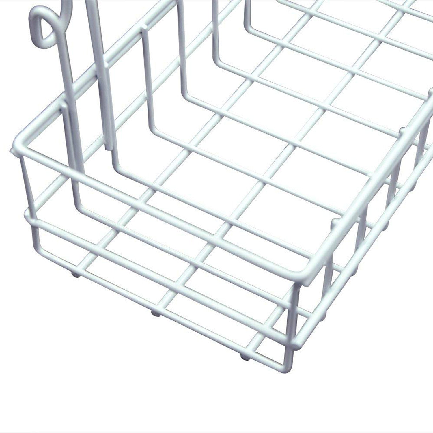 Acessório Decorativo de Parede em Metal Branco 40x9x11cm - Design Moderno para Decoração Interior