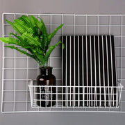 Acessório Decorativo de Parede em Metal Branco - 38x13x16cm - 100% Metal