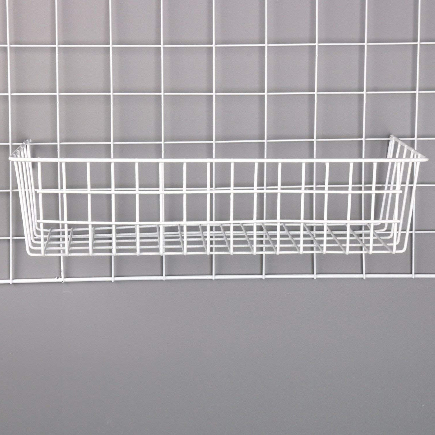 Acessório Decorativo de Parede em Metal Branco - 38x13x16cm - 100% Metal