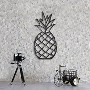 Acessório Decorativo de Parede MTK098 - Preto em MDF 19x40cm