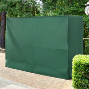 Capa de Proteção para Baloiço de Jardim – 240x133x185 cm – Verde – Tecido Oxford com revestimento em PE