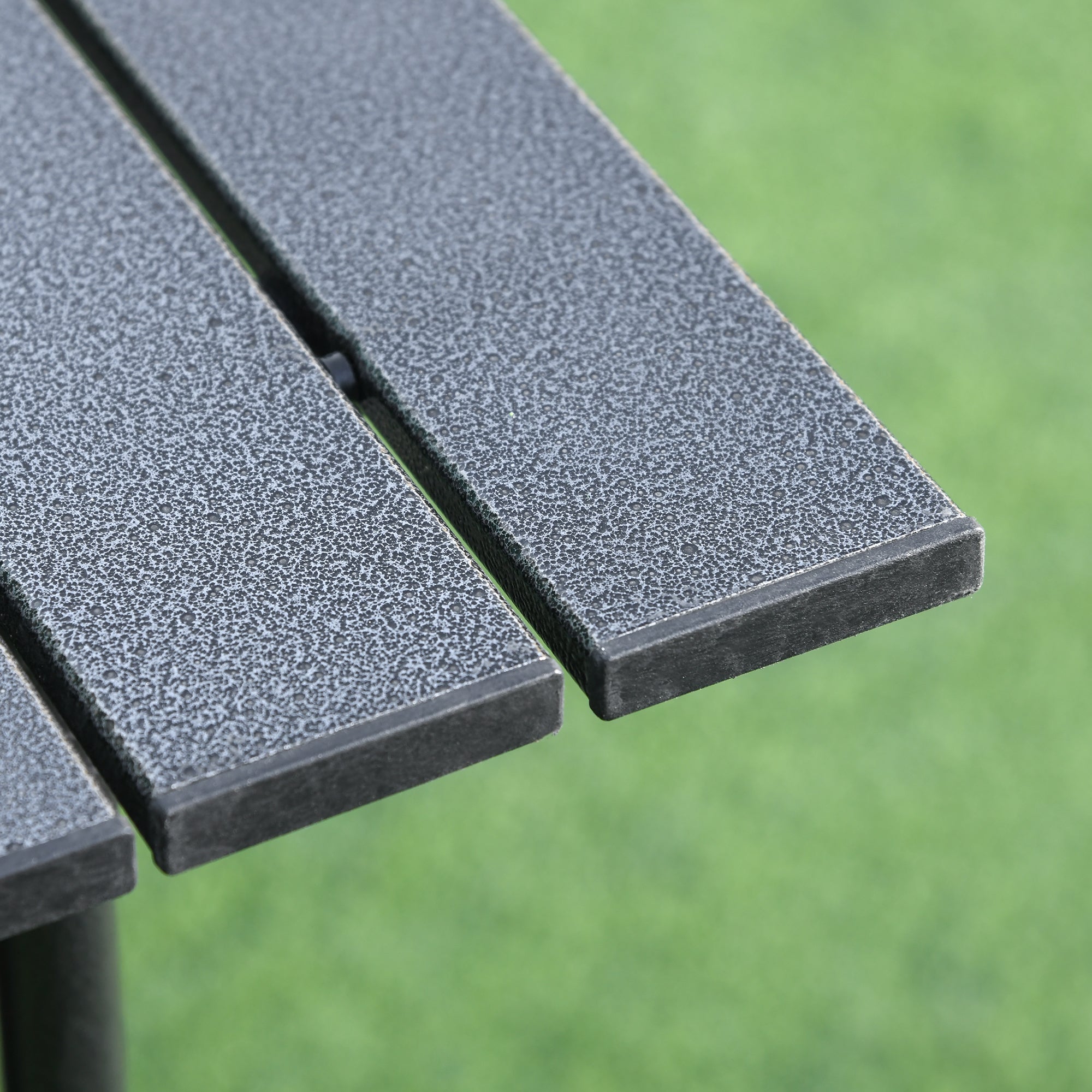 Mesa Dobrável de Camping 70x70x69 cm - Preto