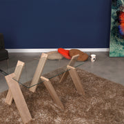 Mesa de Centro – 92cm x 41cm x 57cm – Carvalho Claro – Painel de Partículas