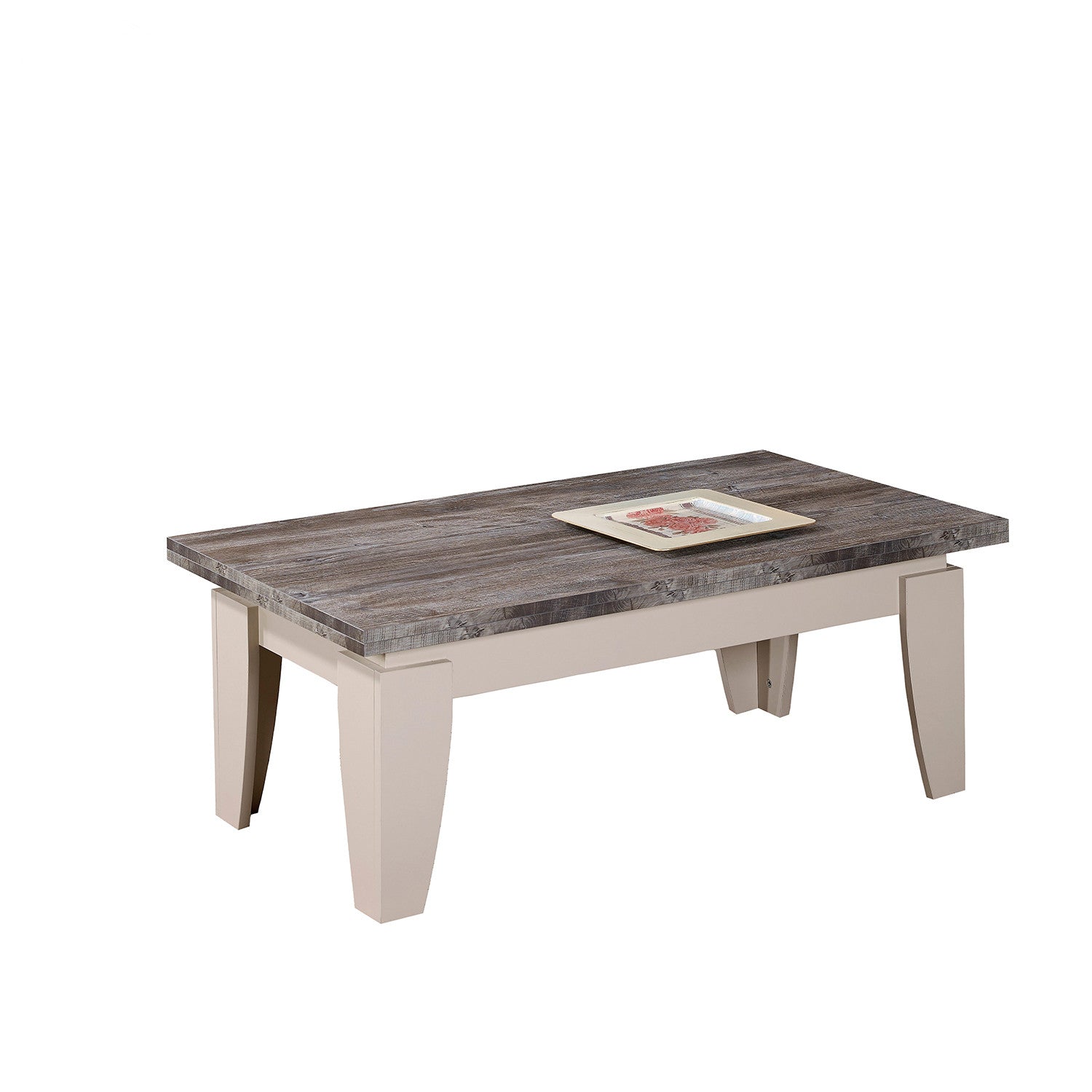 Mesa de Centro – 110cm x 45cm x 65cm – Bege – Melamina
