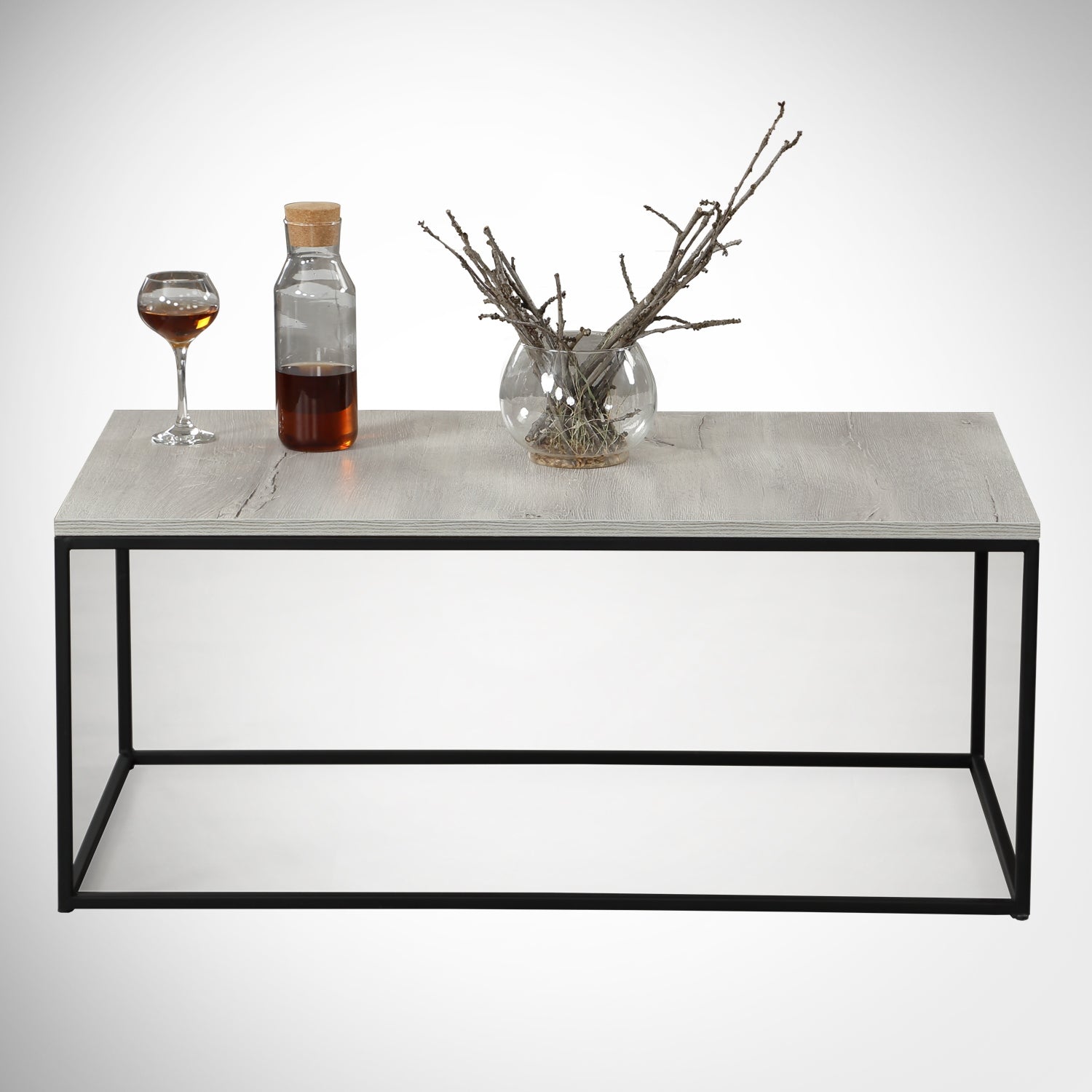 Mesa de Centro – 95 cm x 43 cm x 55 cm – Carvalho do Mar – Madeira