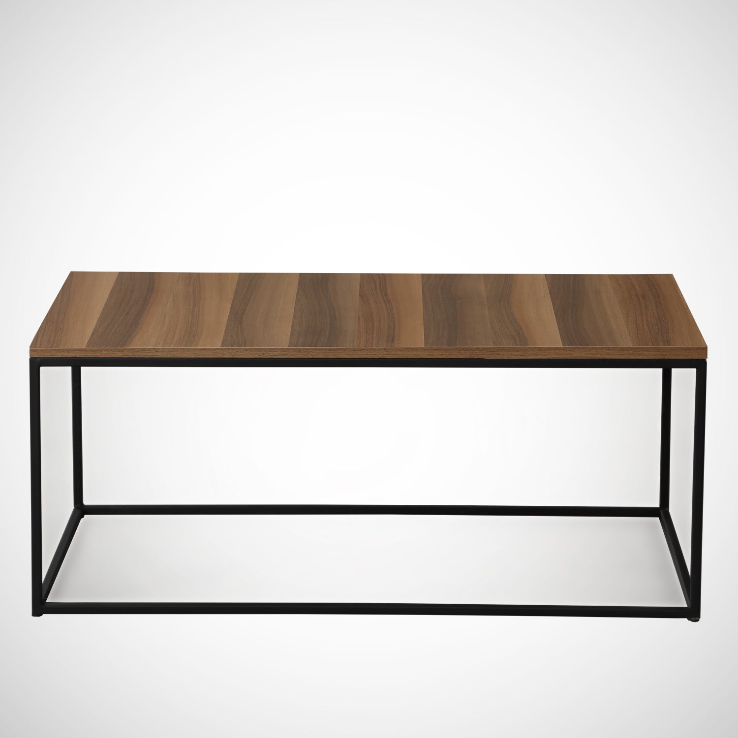 Mesa de Centro – 95cm x 55cm x 43cm – Nogueira – Painel de partículas