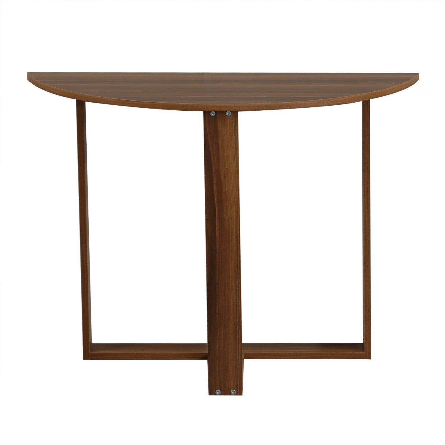 Secretária de Estudo – 106cm x 77cm x 45cm – Nogueira – Painel de partículas revestido a melamina
