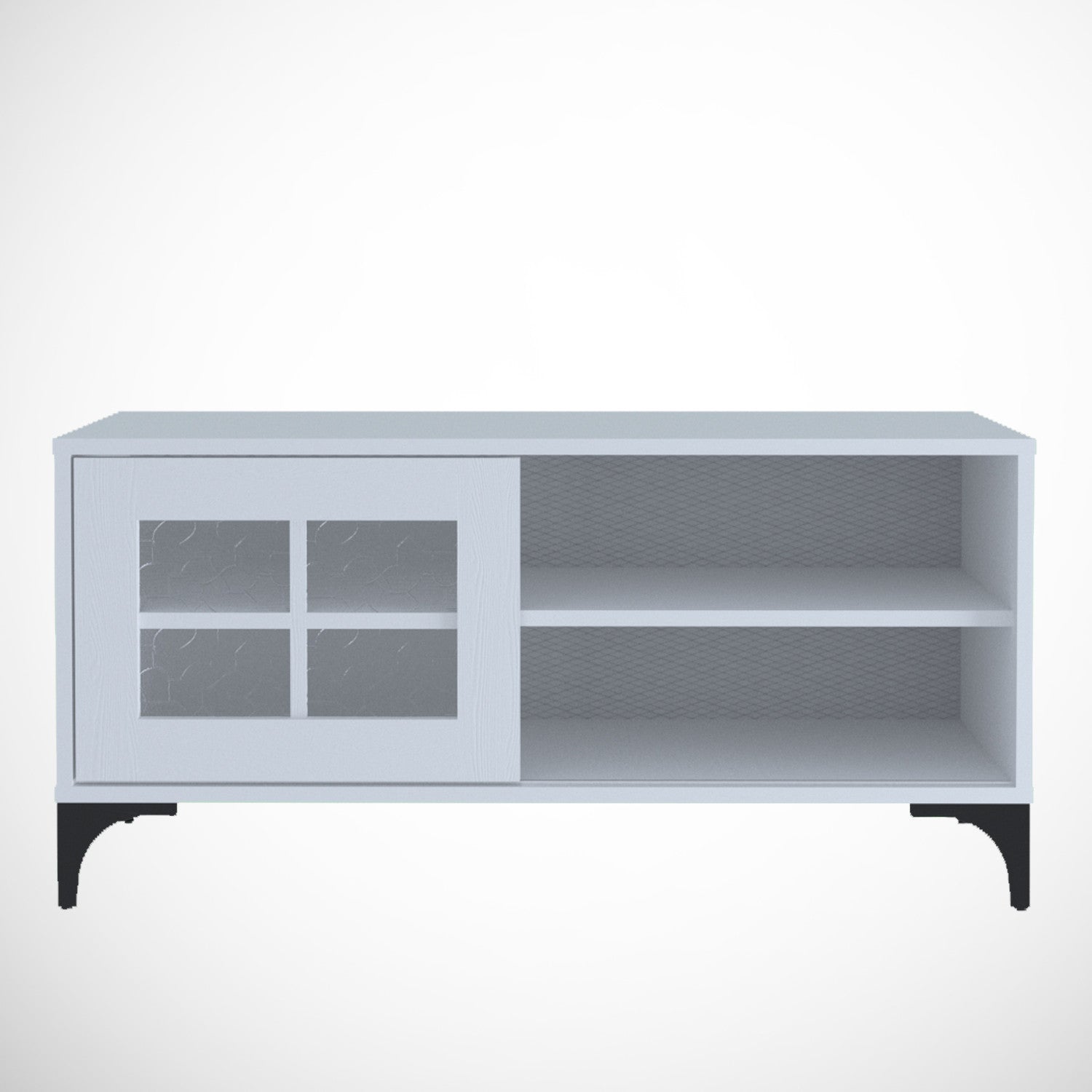 Móvel de TV – 100cm x 54cm x 42cm – Branco – Melamina