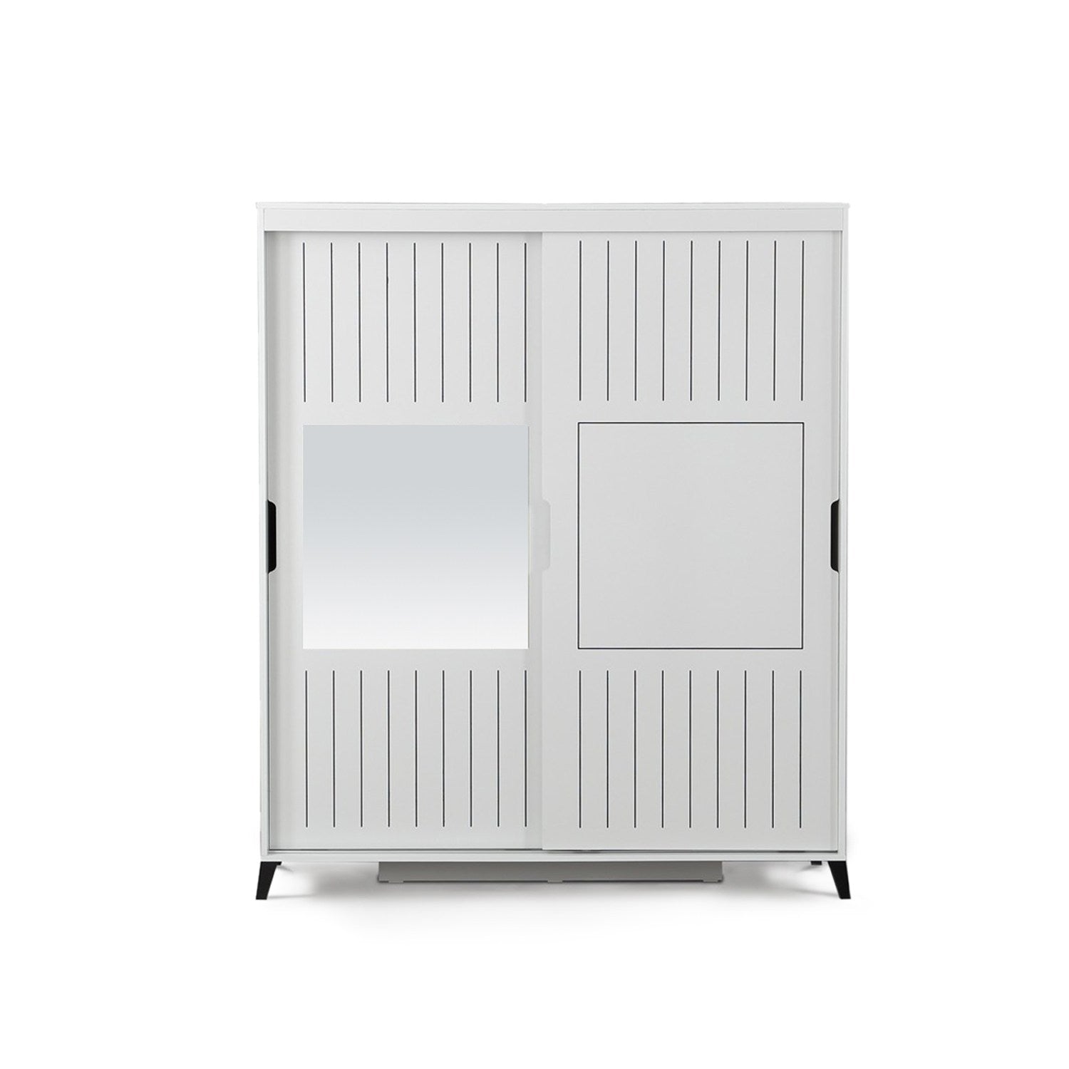 Guarda-roupa – 150cm x 216cm x 60cm – Branco – Painéis de partículas revestidos a melamina