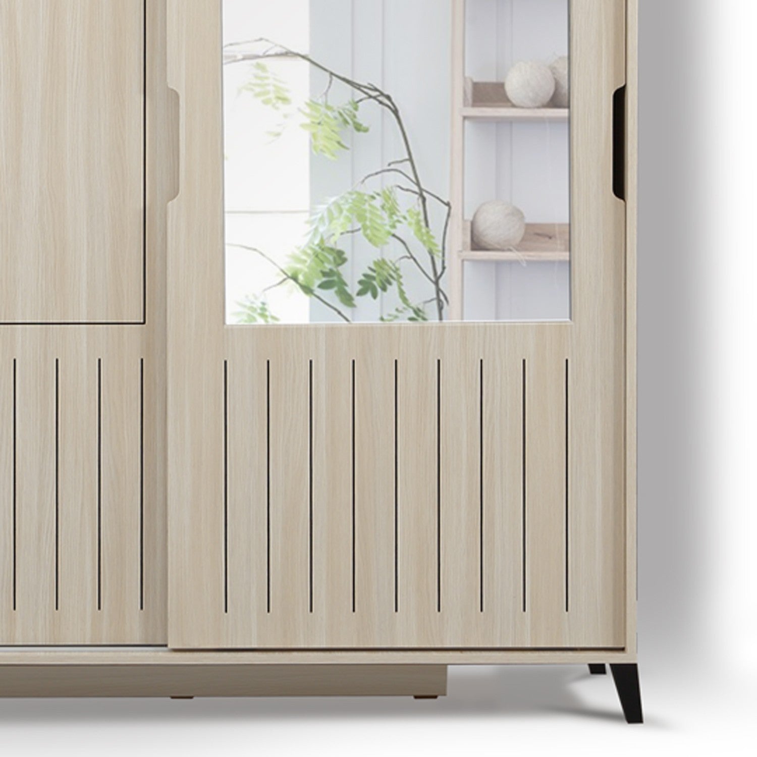 Guarda-roupa – 160 cm x 216 cm x 60 cm – Carvalho – Painéis de partículas revestidos a melamina