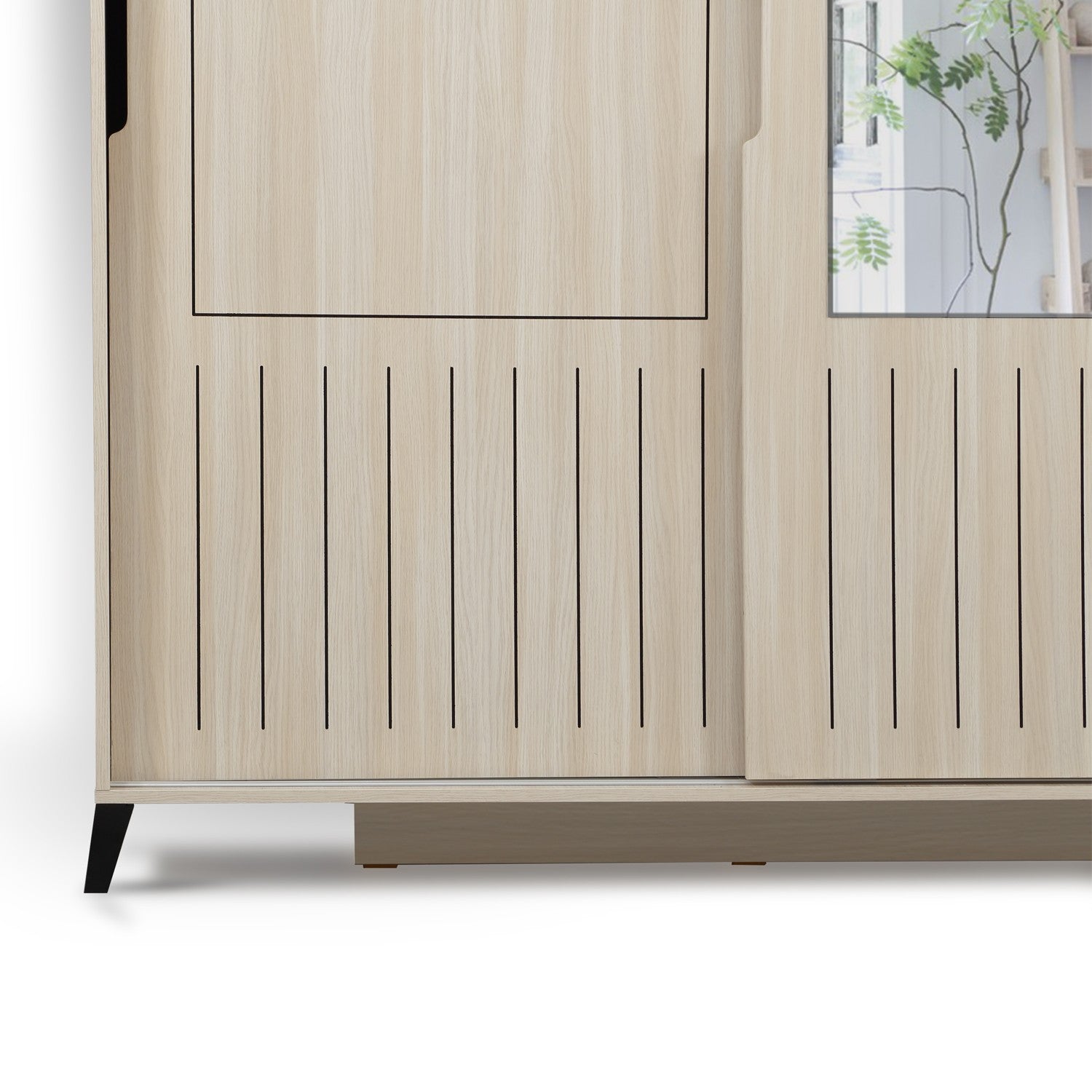 Guarda-roupa – 160 cm x 216 cm x 60 cm – Carvalho – Painéis de partículas revestidos a melamina