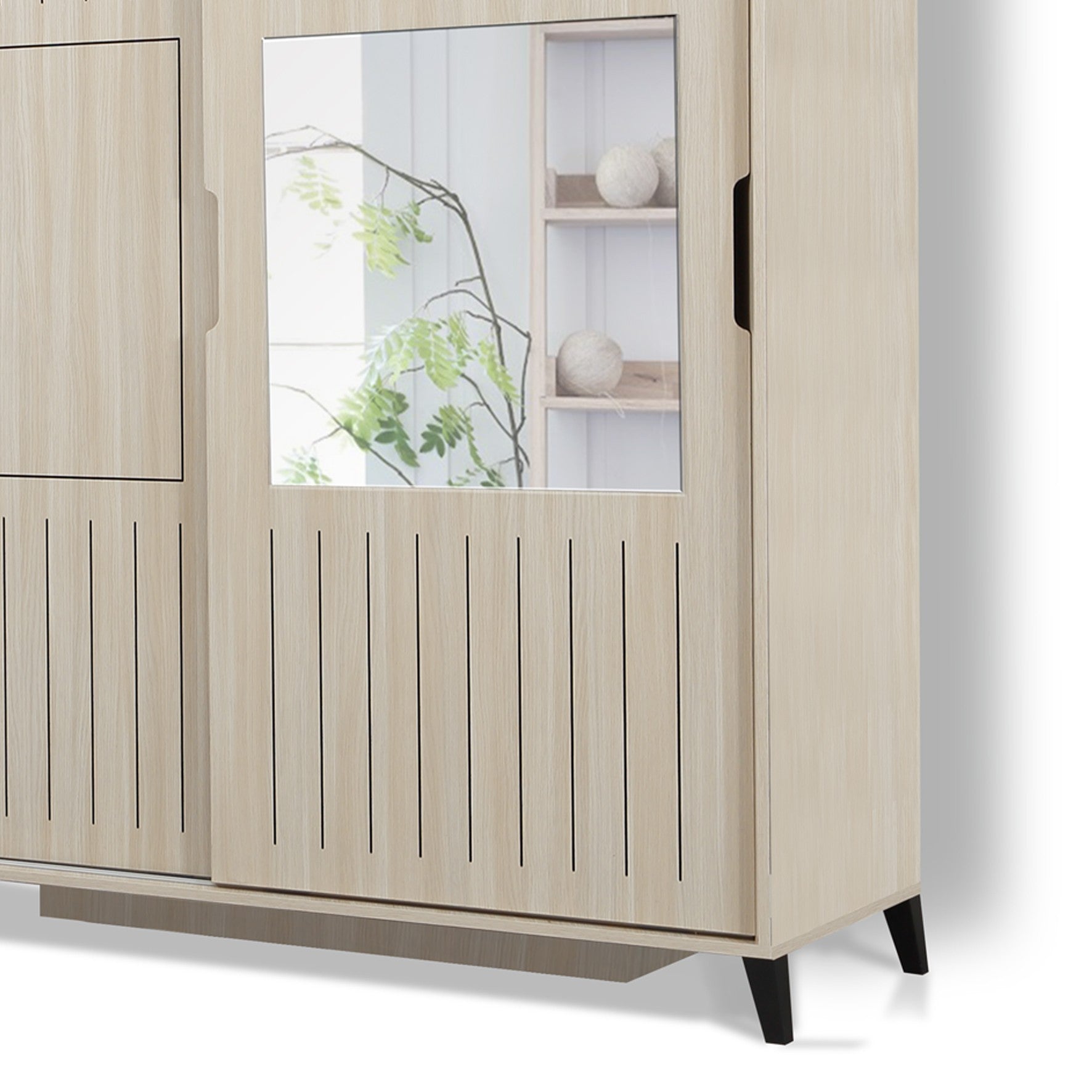 Guarda-roupa – 160 cm x 216 cm x 60 cm – Carvalho – Painéis de partículas revestidos a melamina