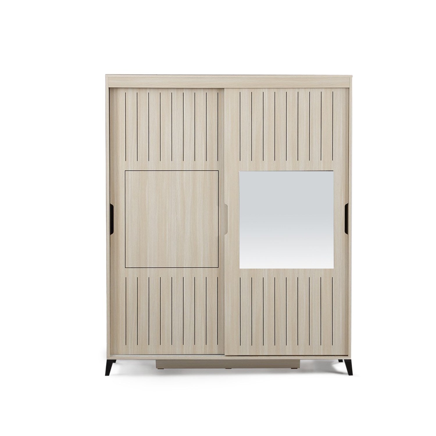 Guarda-roupa – 160 cm x 216 cm x 60 cm – Carvalho – Painéis de partículas revestidos a melamina