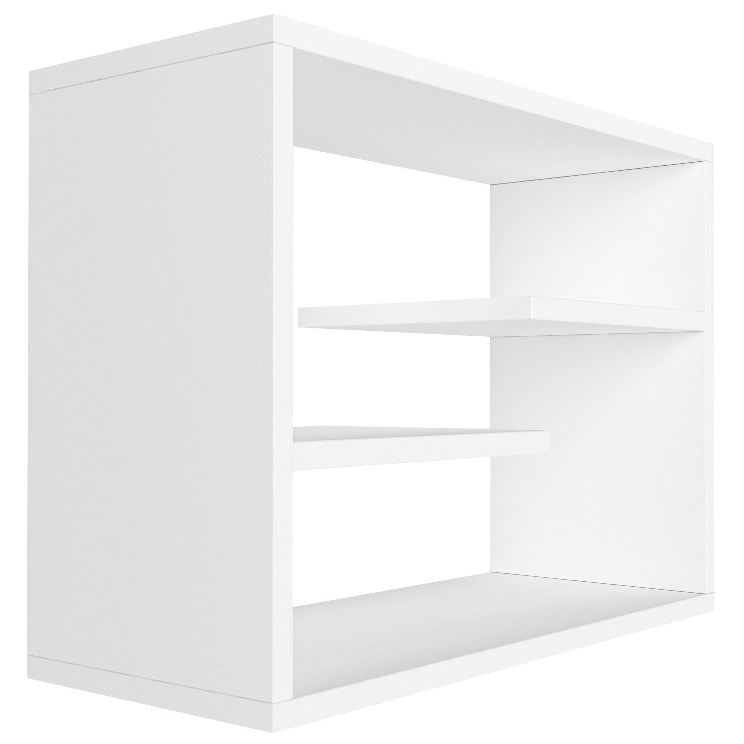 Prateleira de parede – 60 cm x 44 cm x 19,5 cm – Branco – Painel de partículas