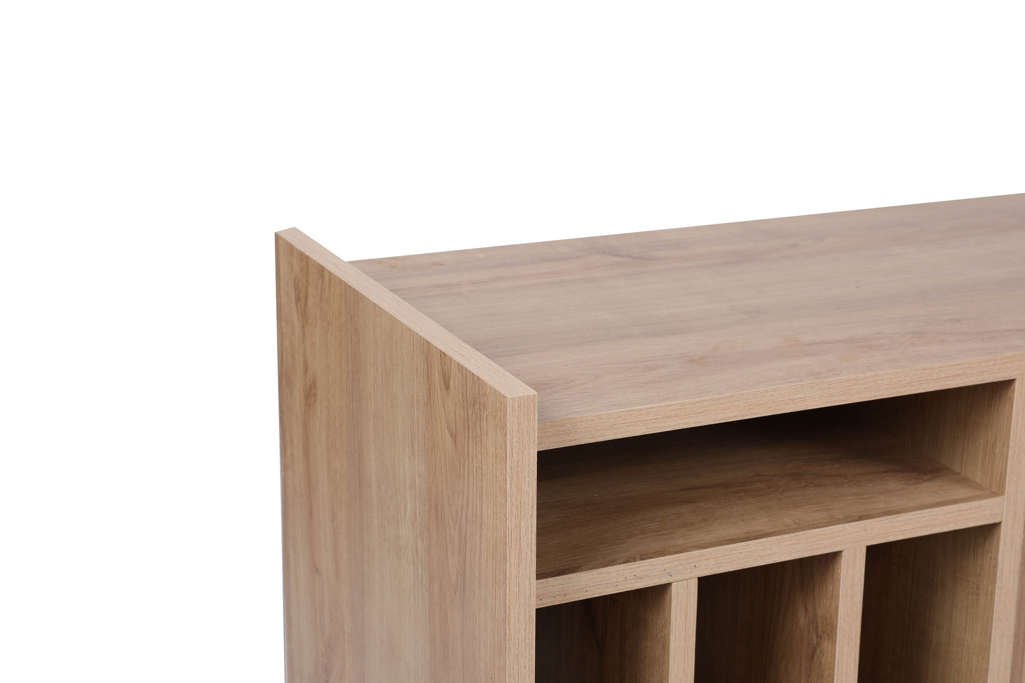 Móvel de TV – 150 cm x 40 cm x 62 cm – Carvalho e Preto – Painel de partículas