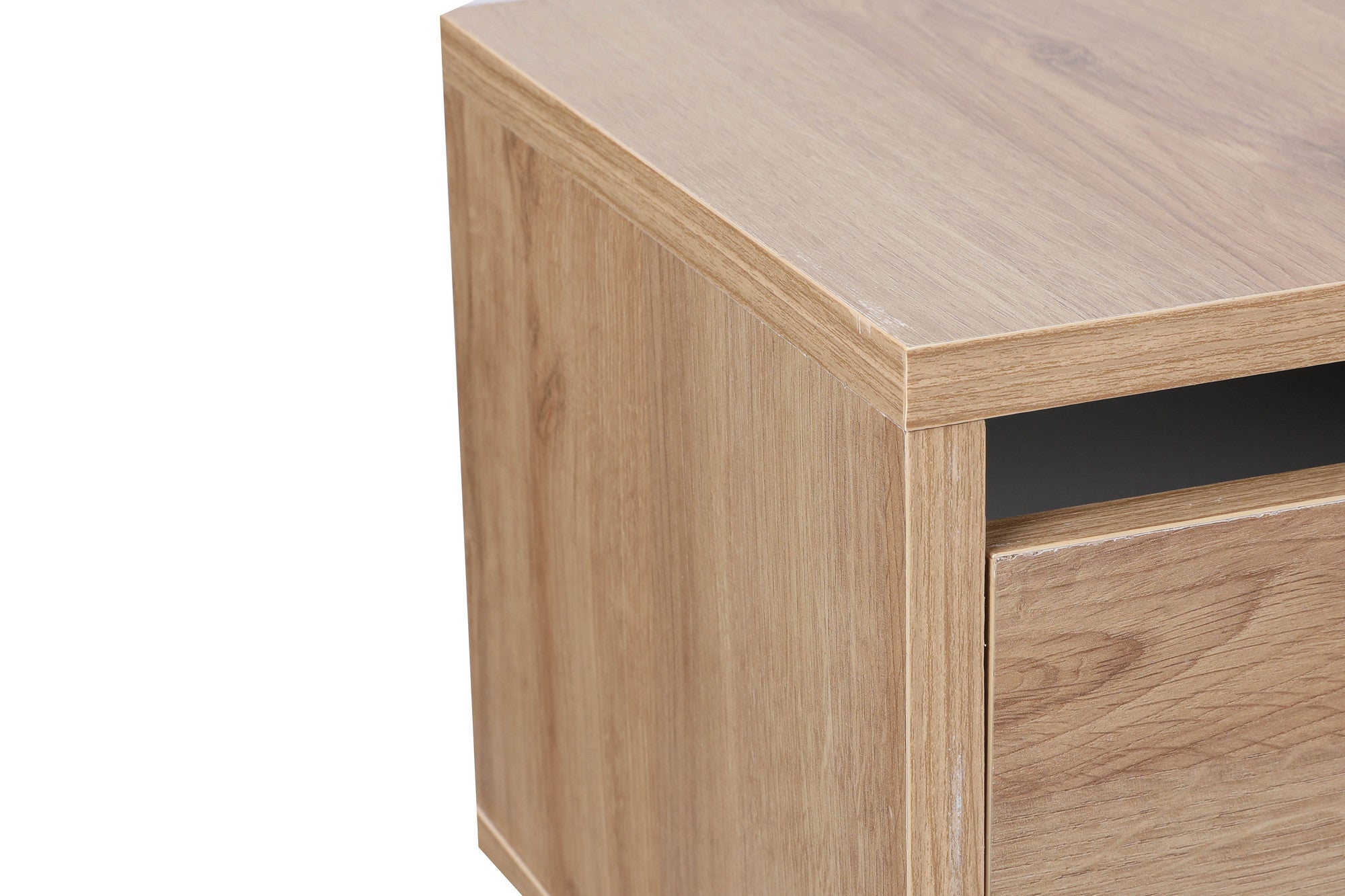 Móvel de TV – 180cm x 30cm x 25cm – Carvalho – Painel de partículas revestido a melamina