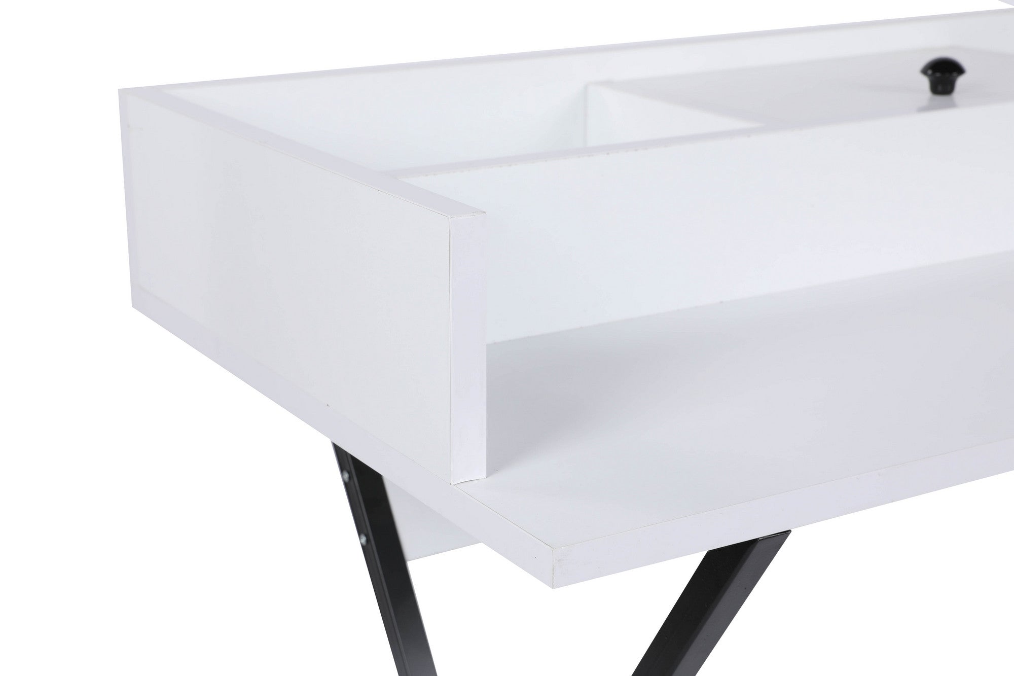 Toucador – 100cm x 50cm x 89cm – Branco – Painel de Partículas