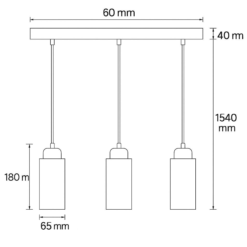 Candeeiro de Teto – 24-154 cm – Bege e Nogueira – Madeira e Metal
