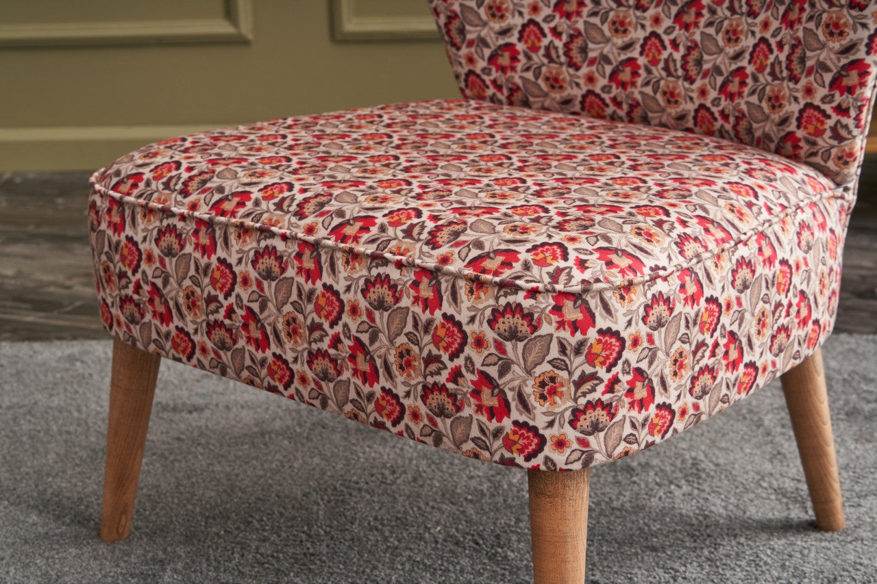 Poltrona – 65x80x65 cm – 100% Poliéster – Madeira de Carpa