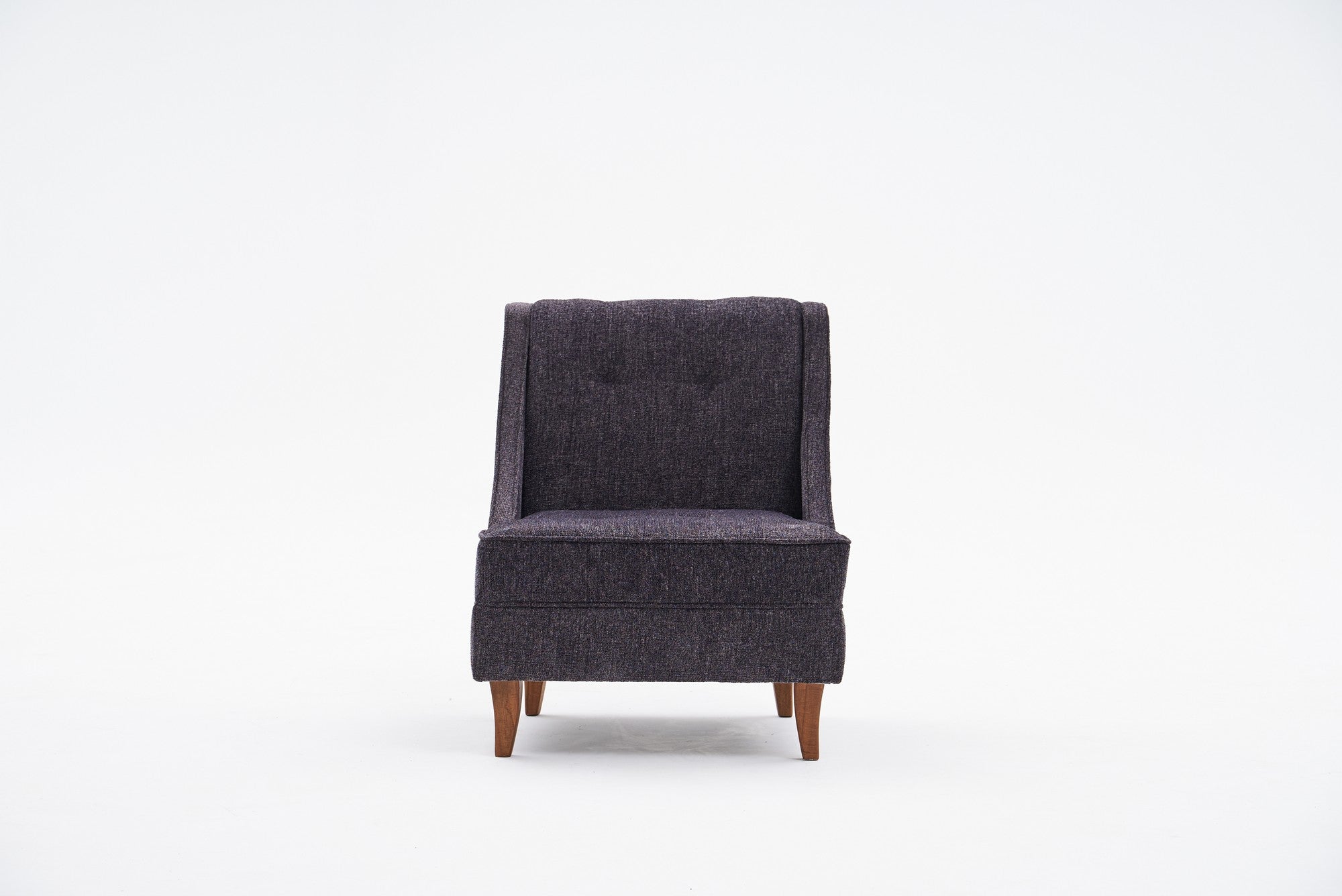 Poltrona Elegante, Antracite, 67 x 73 x 70 cm | Estrutura 100% madeira de faia, espuma 32 DNS para maior conforto | Uma adição elegante a qualquer ambiente