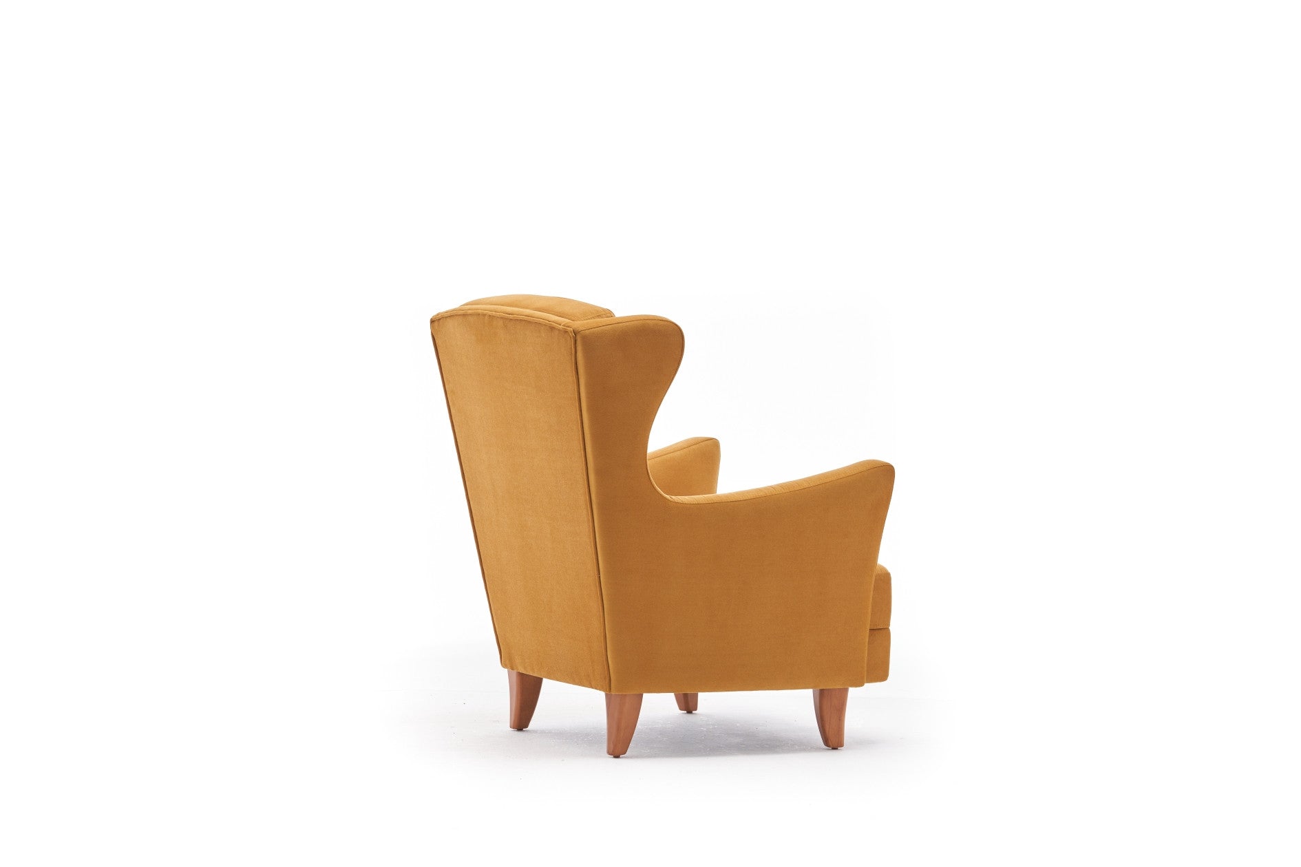 Poltrona Elegante – 77 cm L x 98 cm A x 80 cm P – Dourado – Veludo
