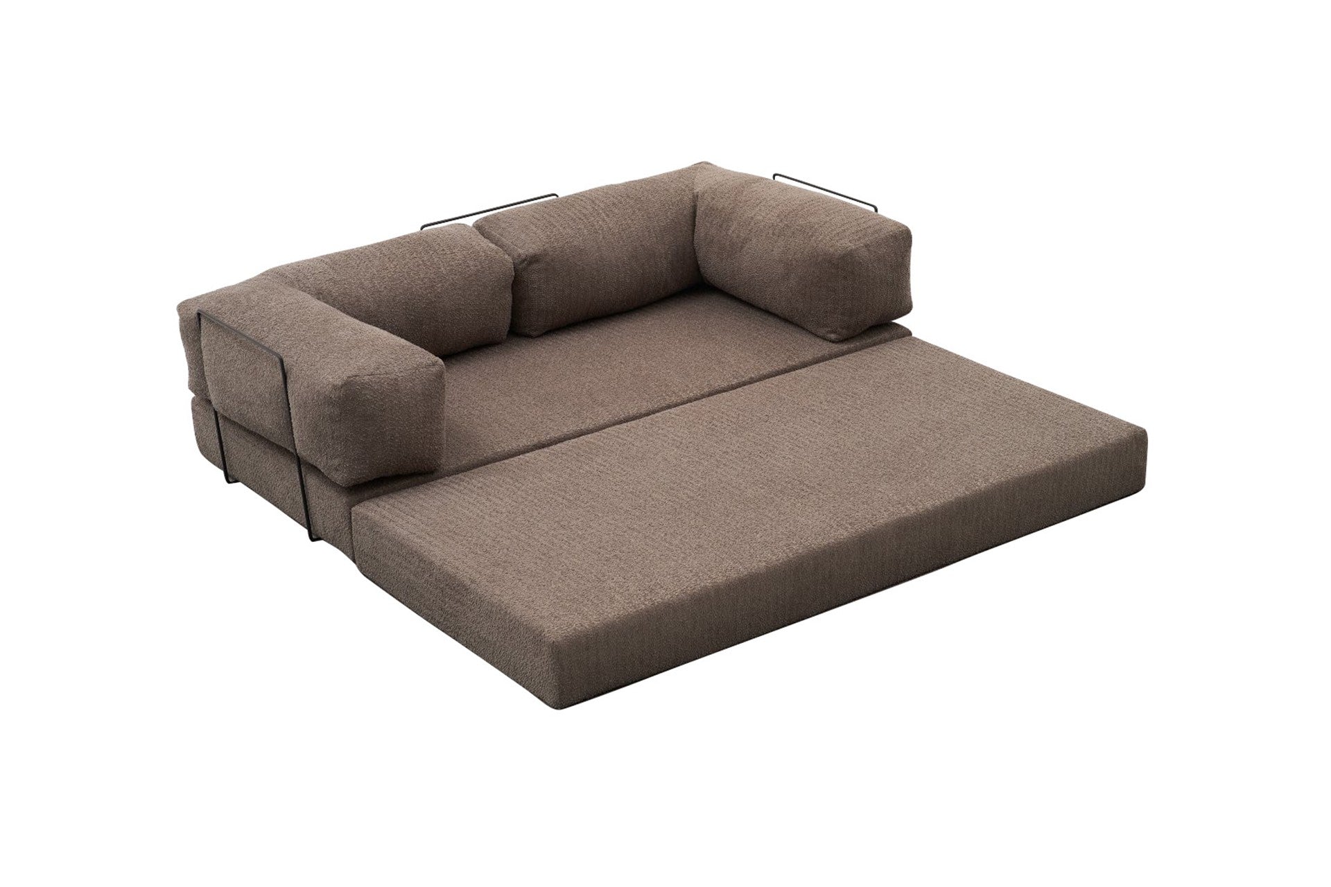 Sofá de 3 Lugares Comfort – Cinzento – 190x75x95 cm | Tribo Home