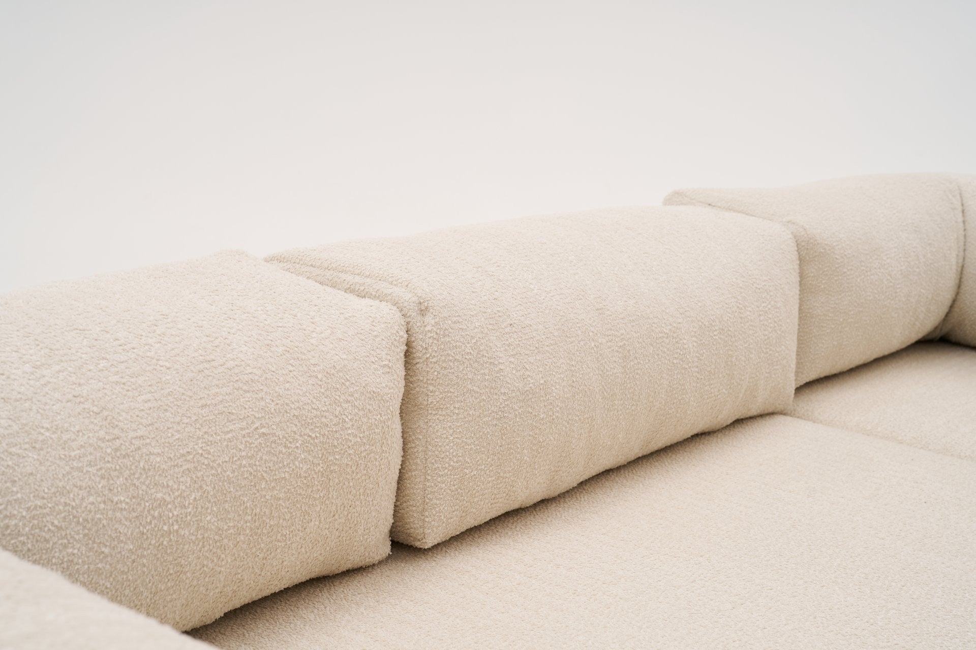 Sofá de Canto Comfort – Creme – 290x75x95 cm | Tribo Home