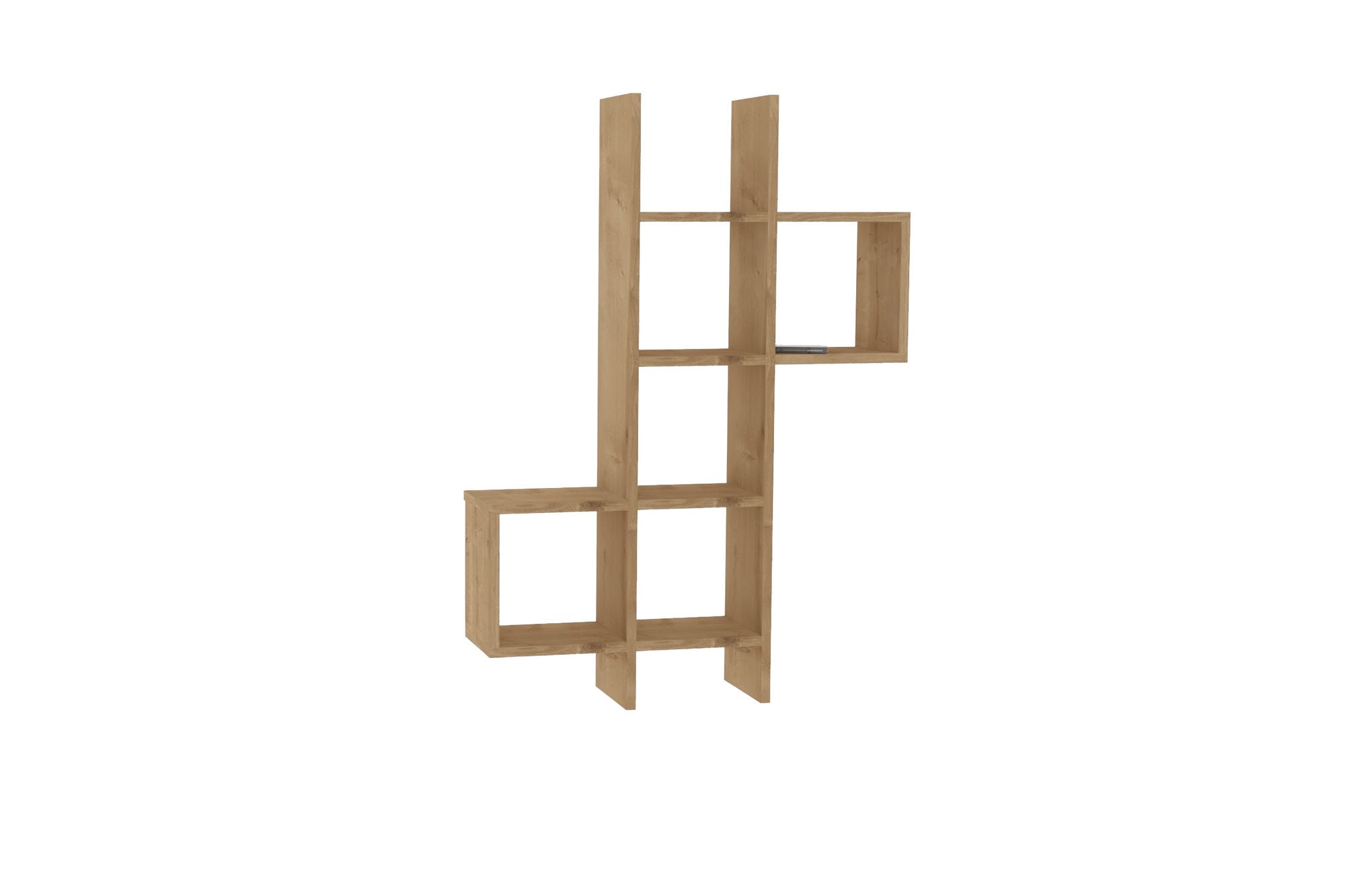 Prateleira de parede – 78,6 cm x 125 cm x 20 cm – Safira – Painel de partículas revestido a melamina