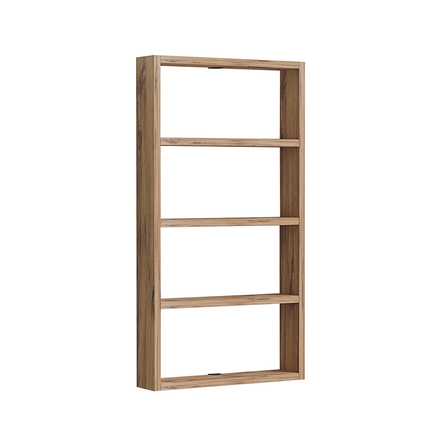 Prateleira de parede em pinho atlântico – 43,2 cm x 80 cm x 9 cm – pinho atlântico – painel de partículas