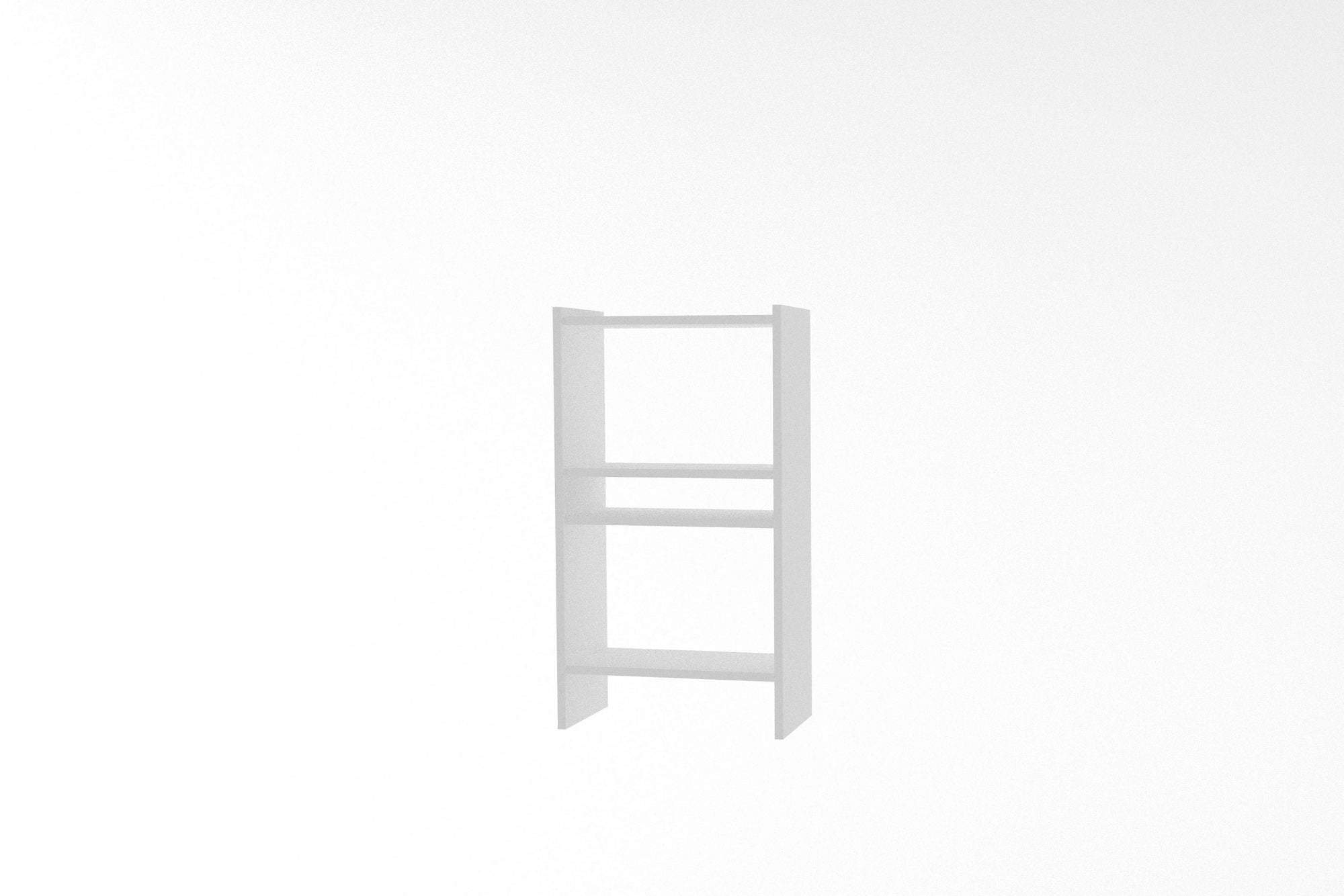 Estante de livros – 52,4cm x 90cm x 22cm – Branco – Painel de partículas