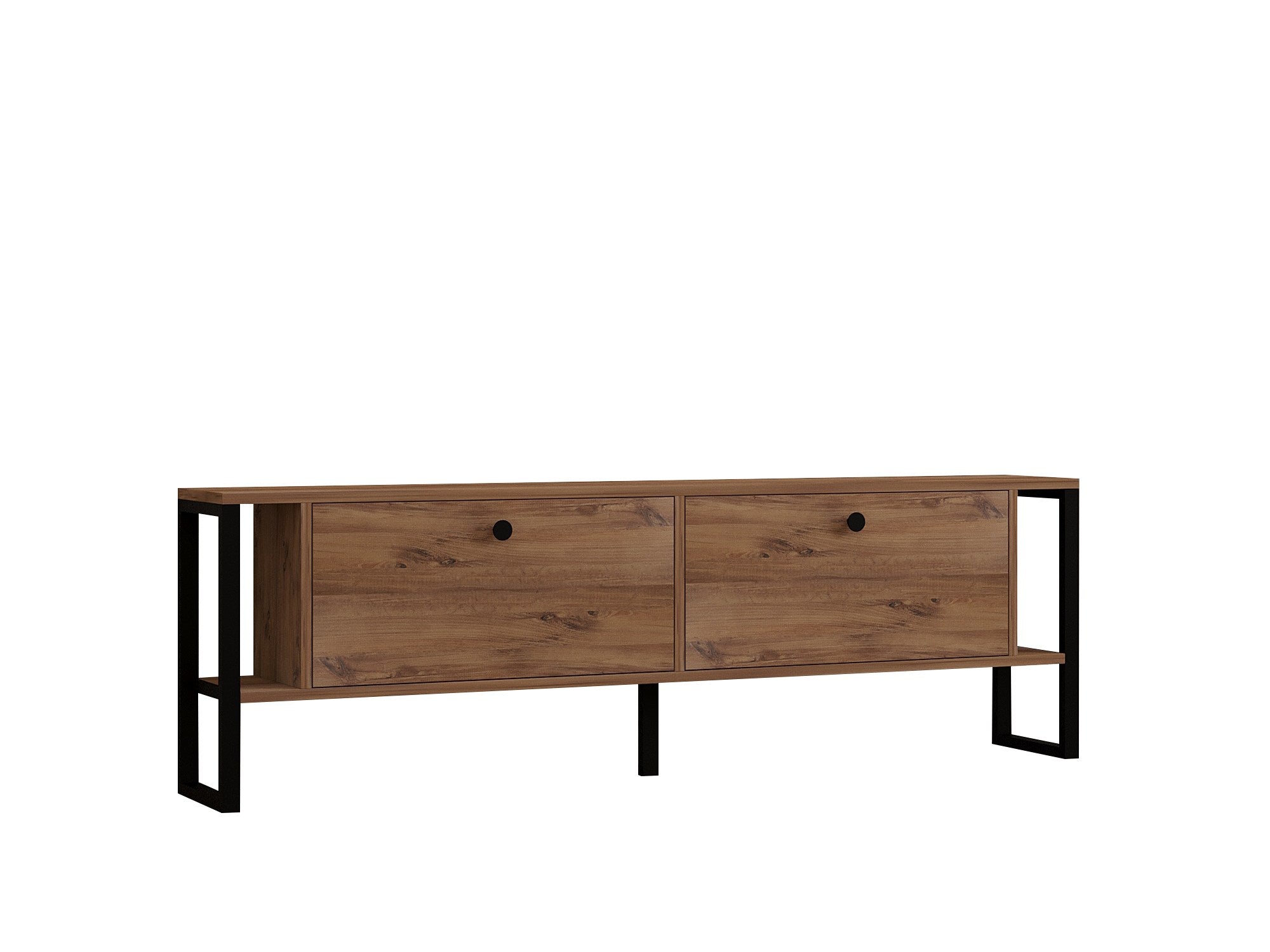 Móvel de TV – 160 cm – Pinho Atlântico – Painéis de partículas revestidos a melamina