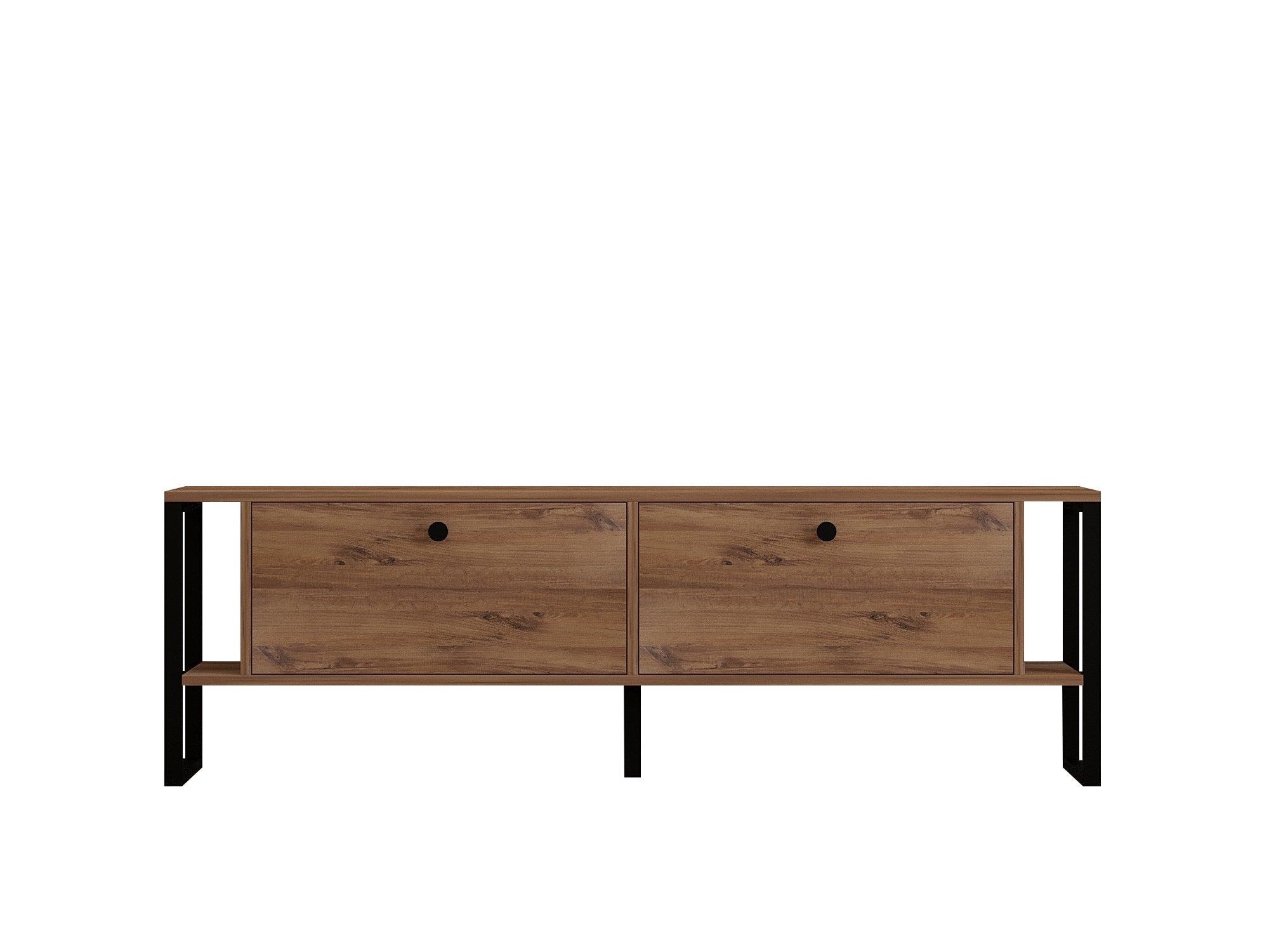 Móvel de TV – 160 cm – Pinho Atlântico – Painéis de partículas revestidos a melamina