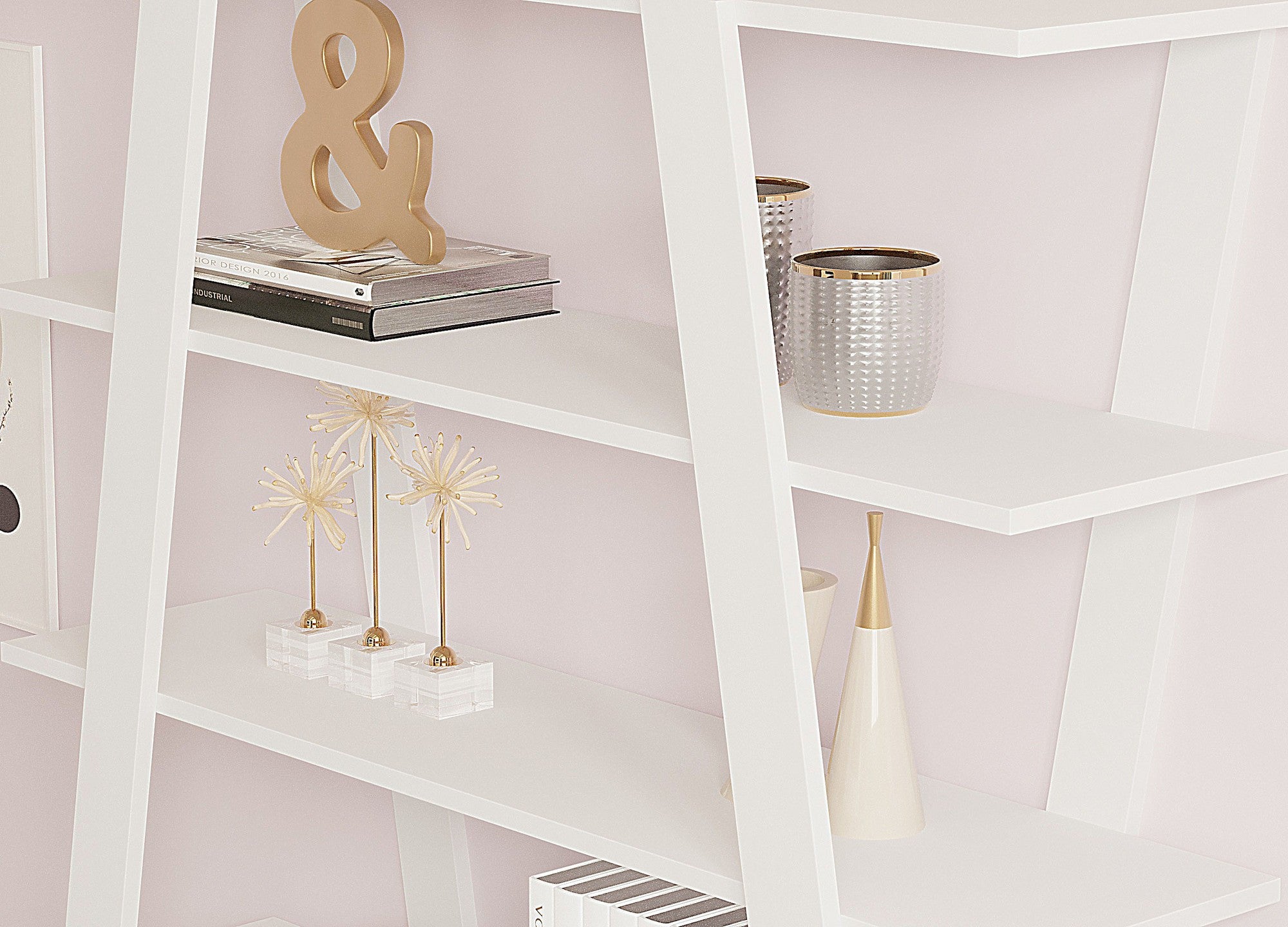 Estante de livros – 120 cm x 150 cm x 25 cm – Branco – Painéis de partículas revestidos a melamina