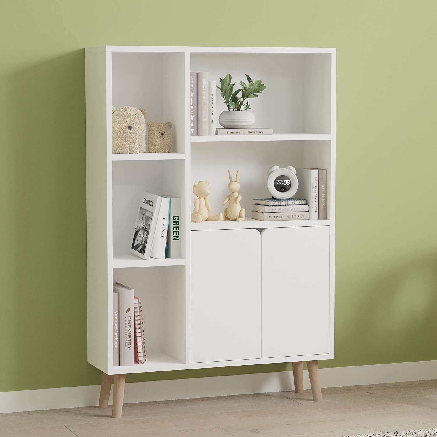 Estante de livros – 25cm x 48.6cm x 50cm – Branca – MDF