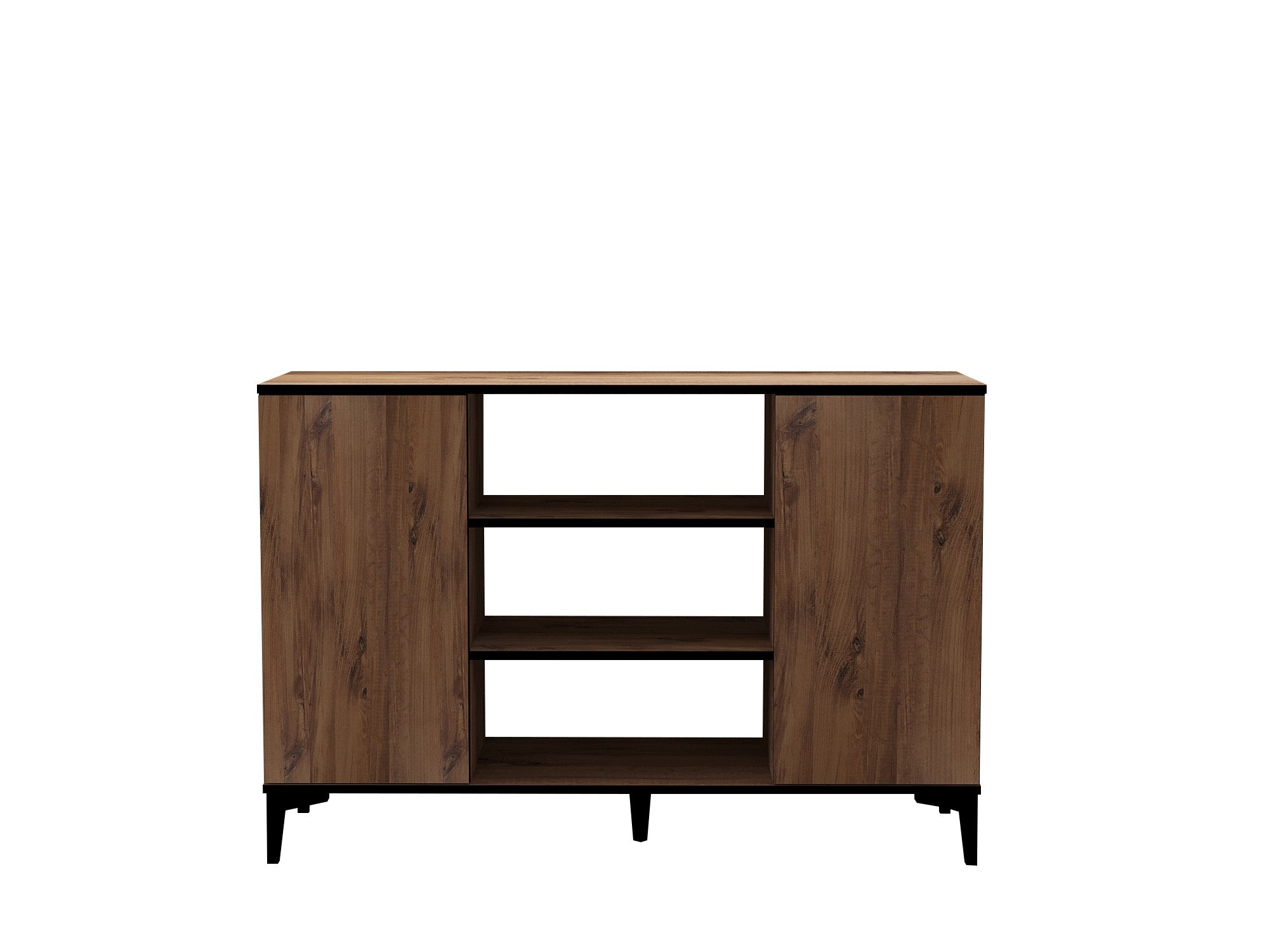Aparador – 140cm x 90cm x 40cm – Pinheiro Atlântico e Preto – Aglomerado