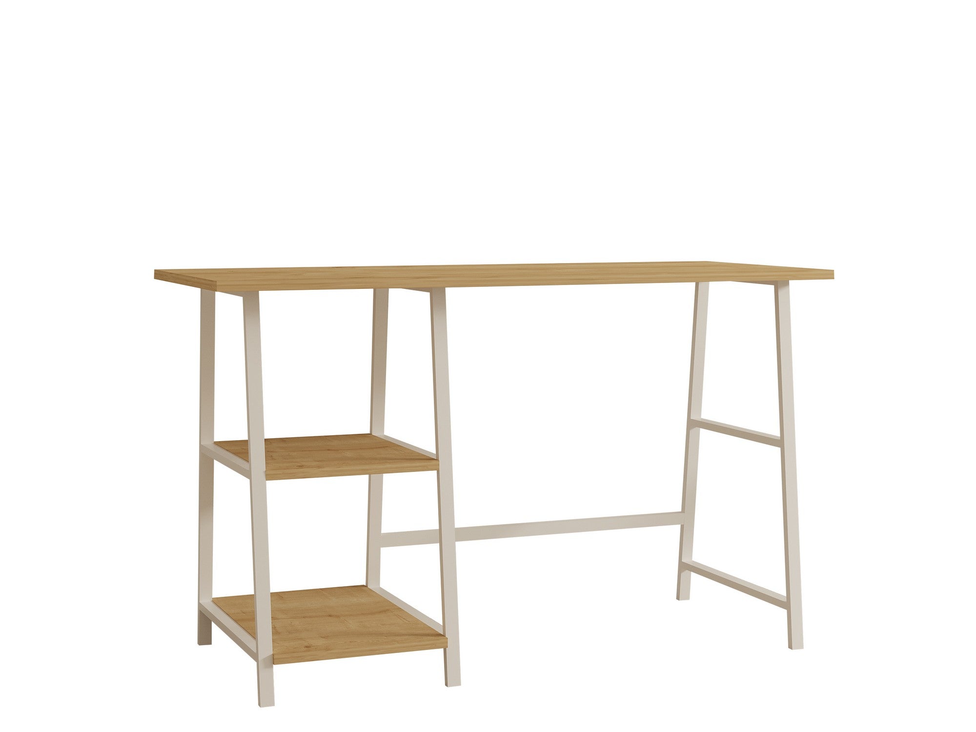 Secretária de Estudo – 120 cm x 74 cm x 51 cm – Safira e Branca – MDF