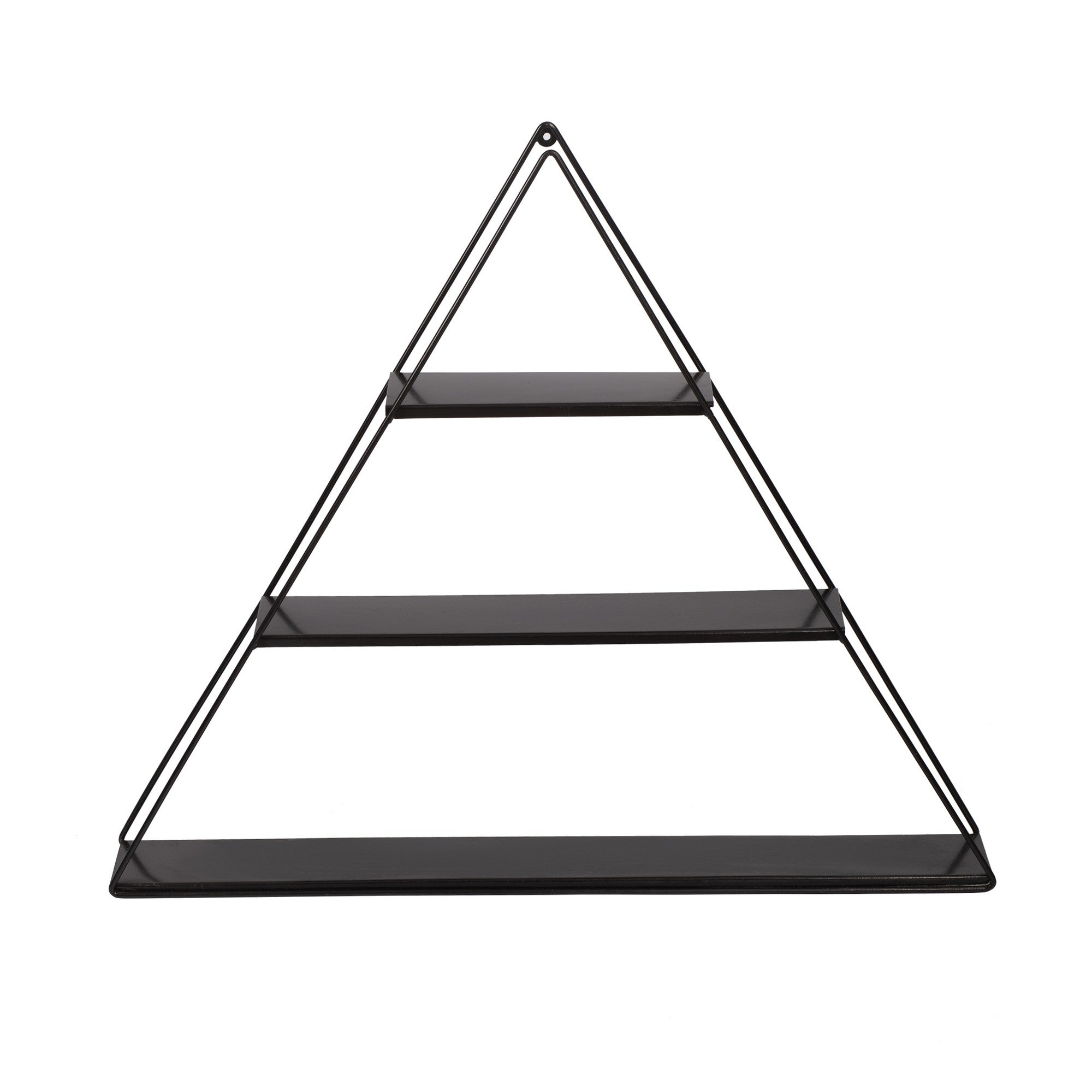 Prateleira de parede – 60 cm x 9 cm x 70 cm – Preto – Metal