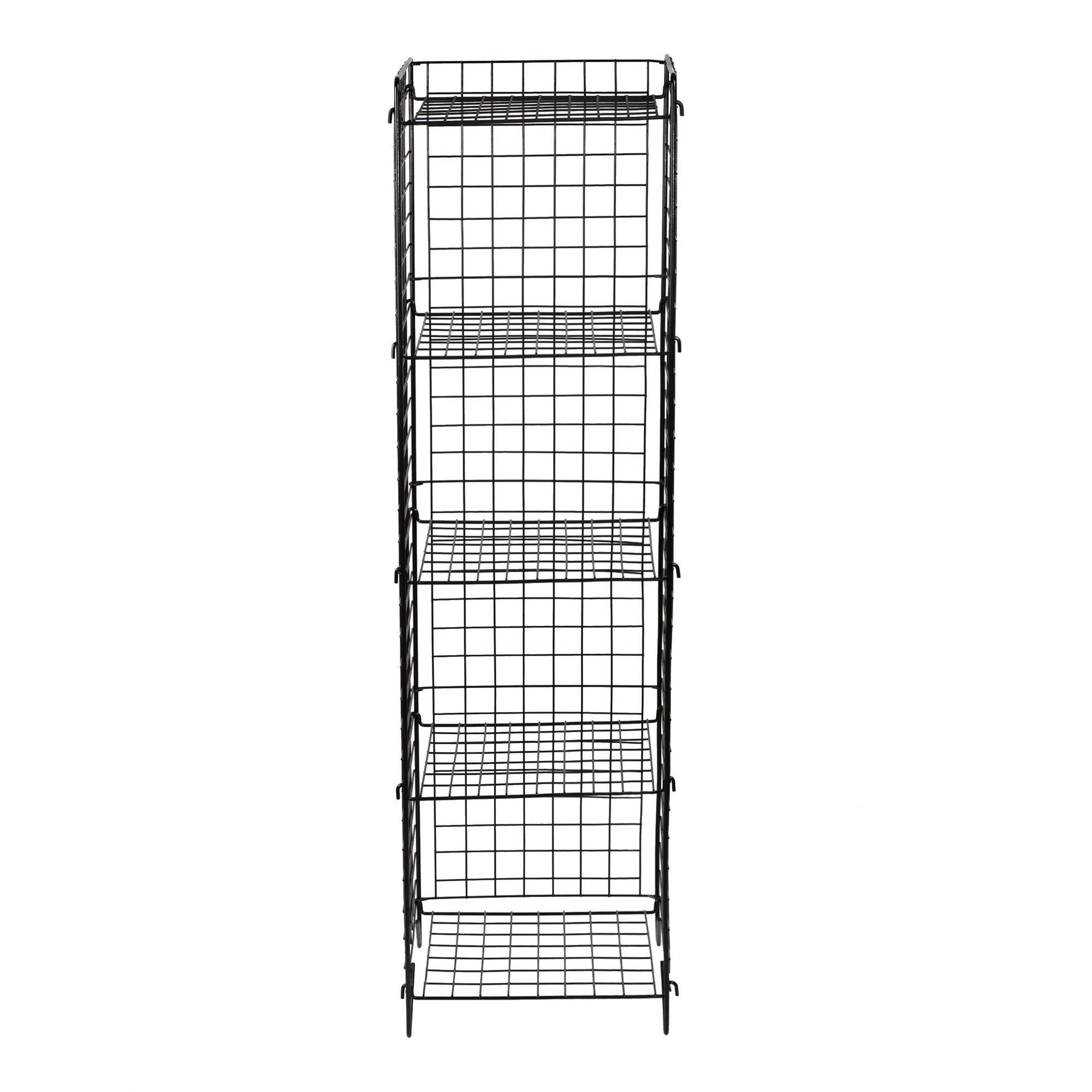 Estante de livros – 137.5cm x 37cm x 35cm – Preto – Metal